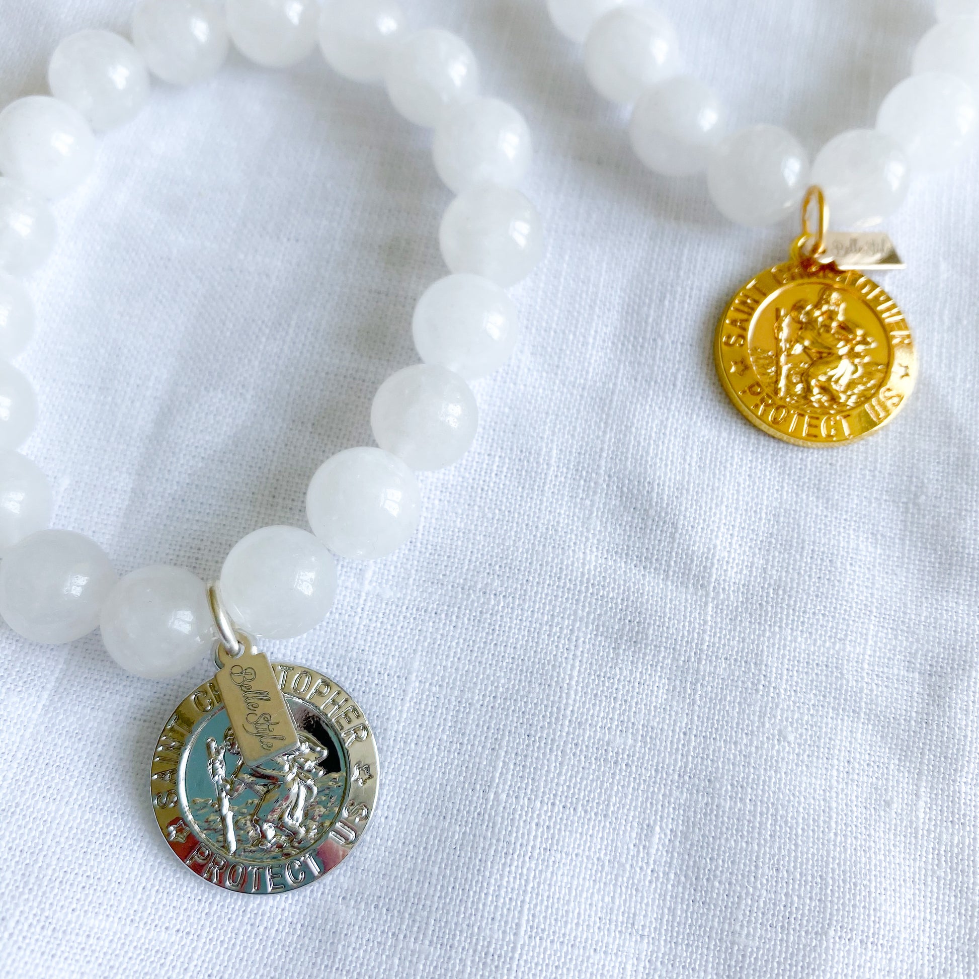 St. Christopher Protect Us Bracelet - BelleStyle