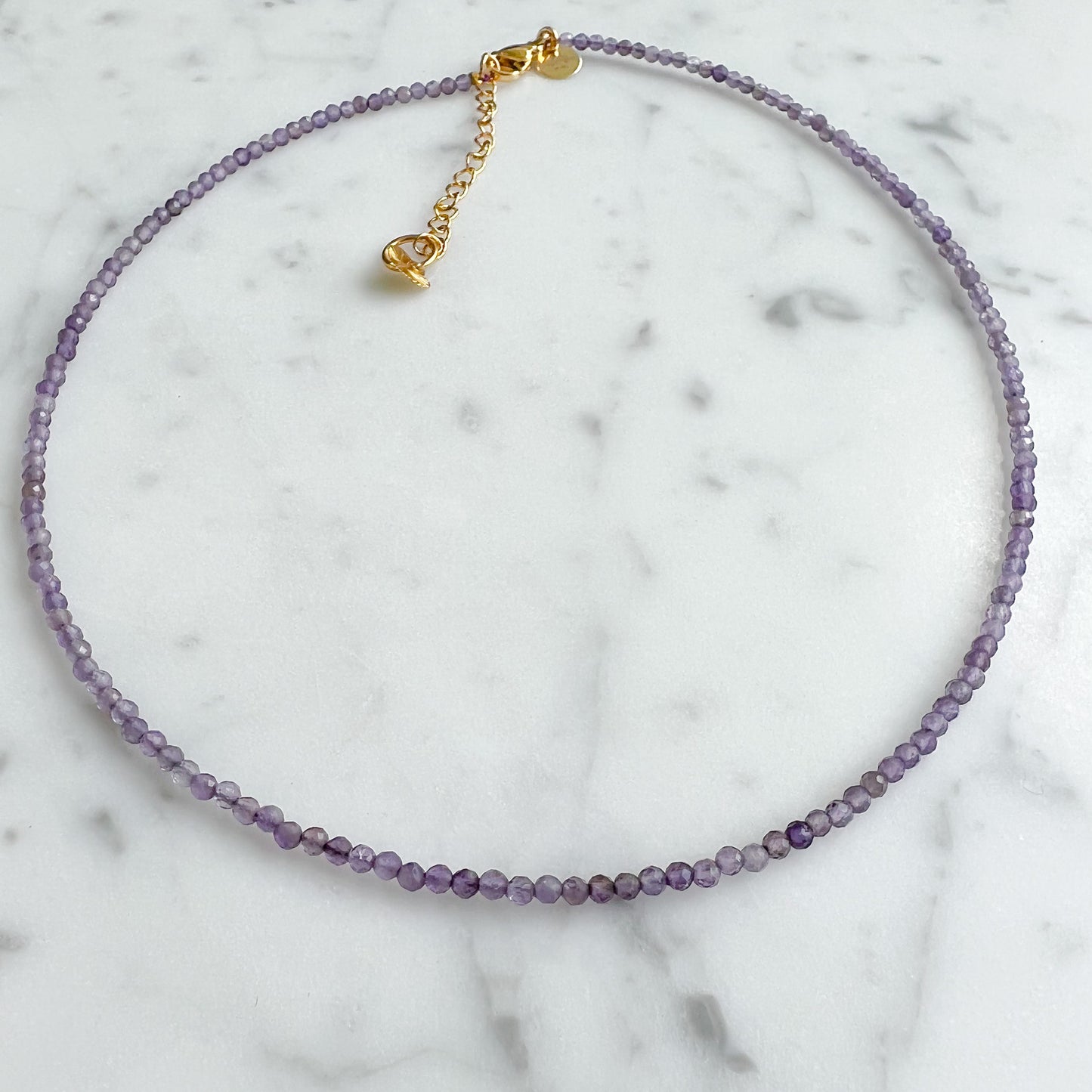 Calm Choker Semi-precious Stone Necklace - BelleStyle