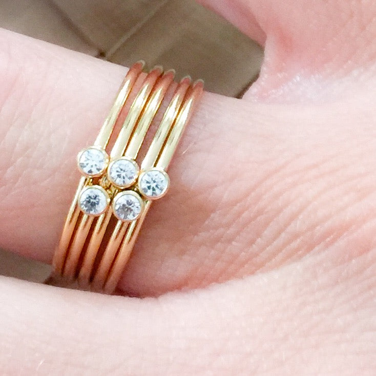Carter Clear Ring - BelleStyle