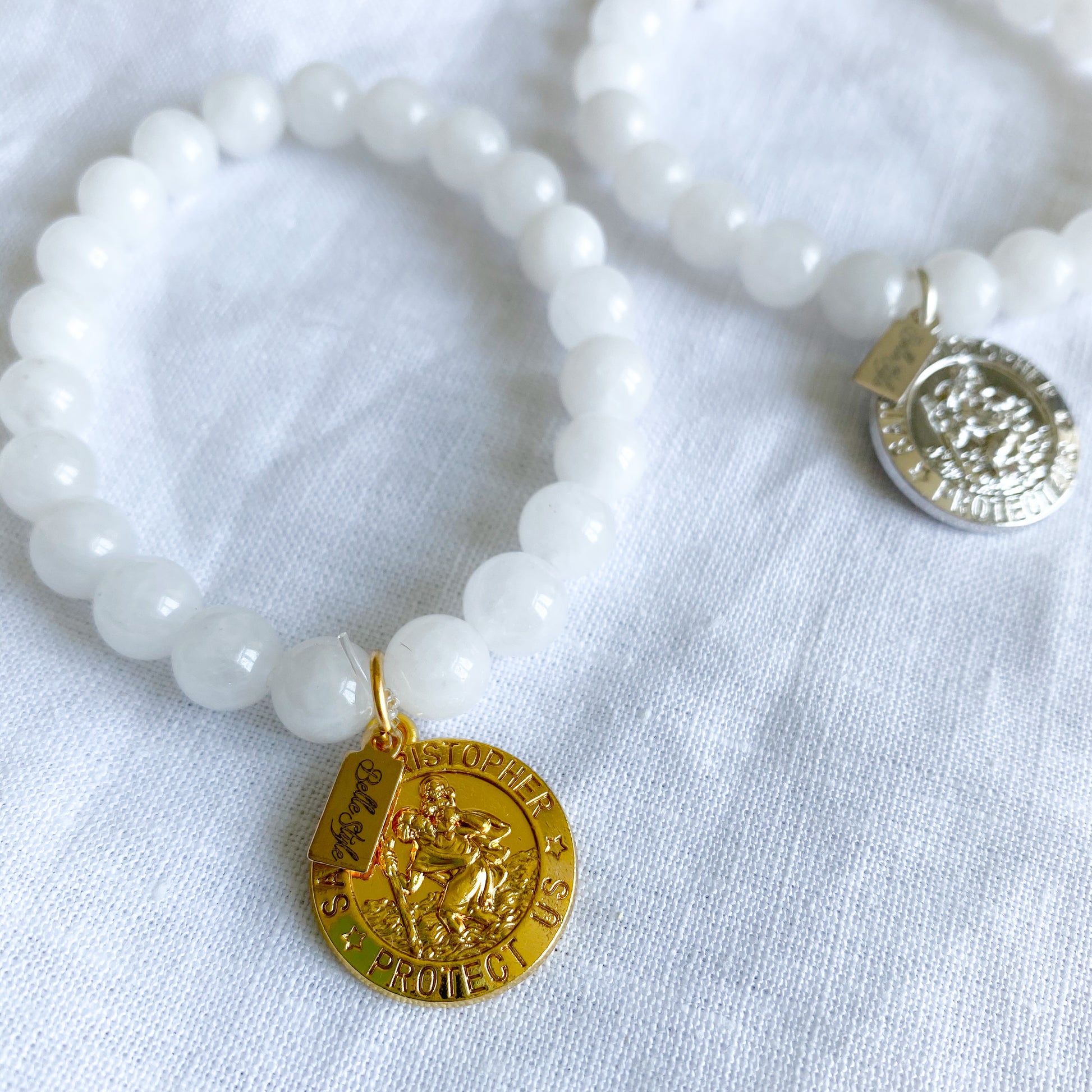 St. Christopher Protect Us Bracelet - BelleStyle