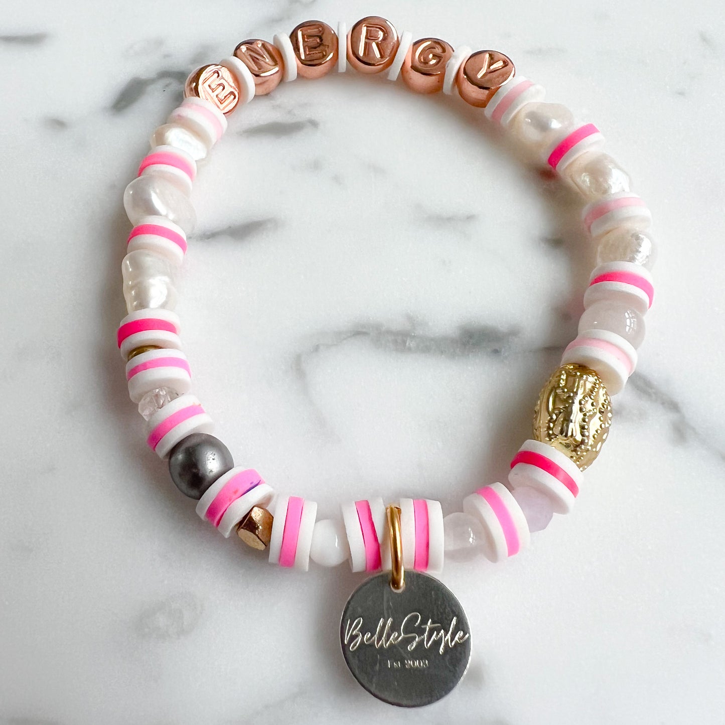 ENERGY Rose Gold Friendship Bracelet - BelleStyle