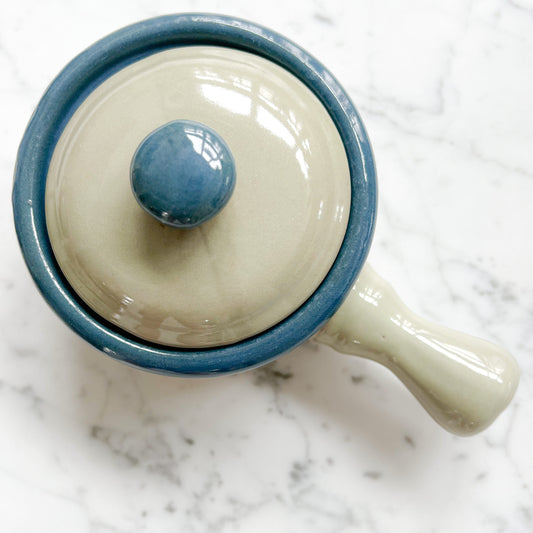 Blueprint Soup Crock Dish with Lid - Bellestyle