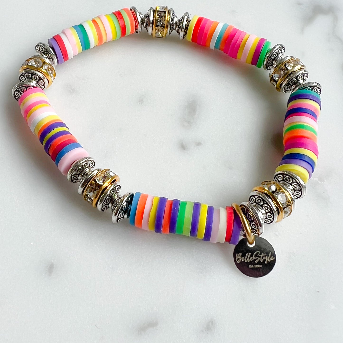 Rainbow Goldie Friendship Bracelet - BelleStyle