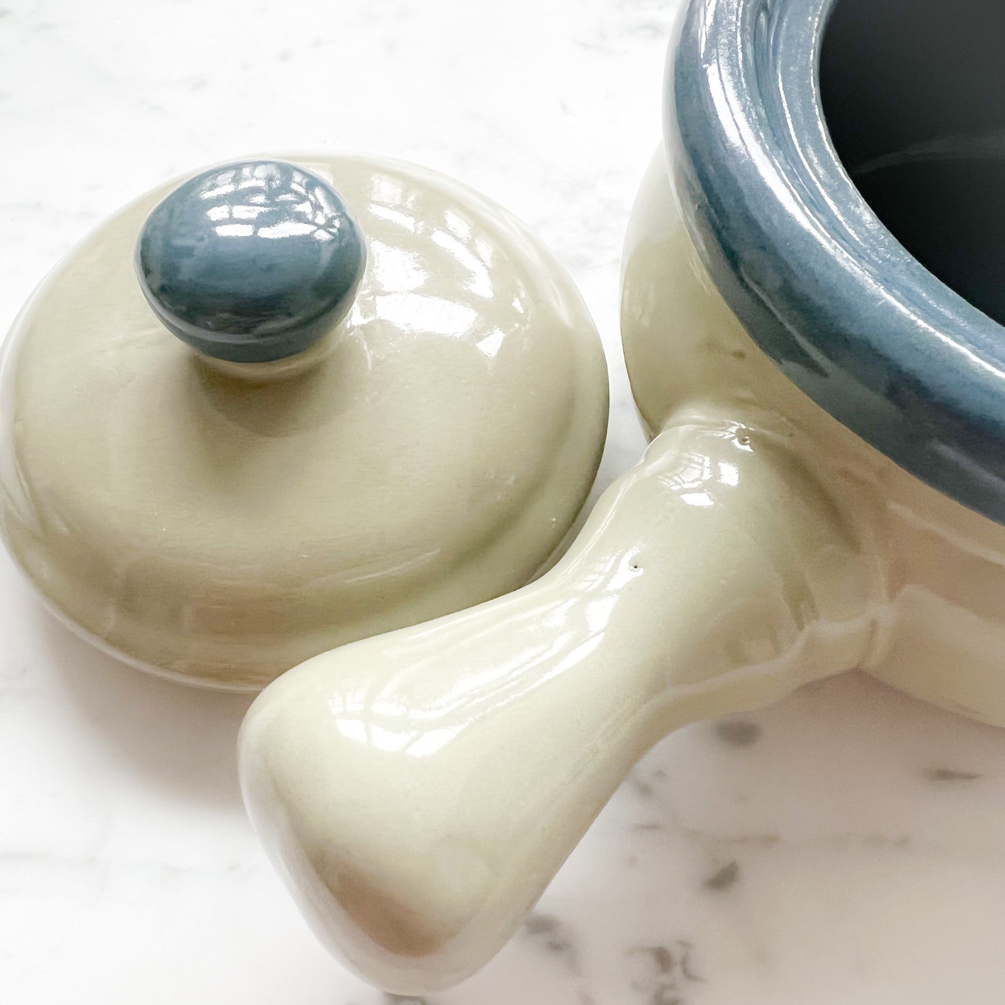 Blueprint Soup Crock Dish with Lid - Bellestyle
