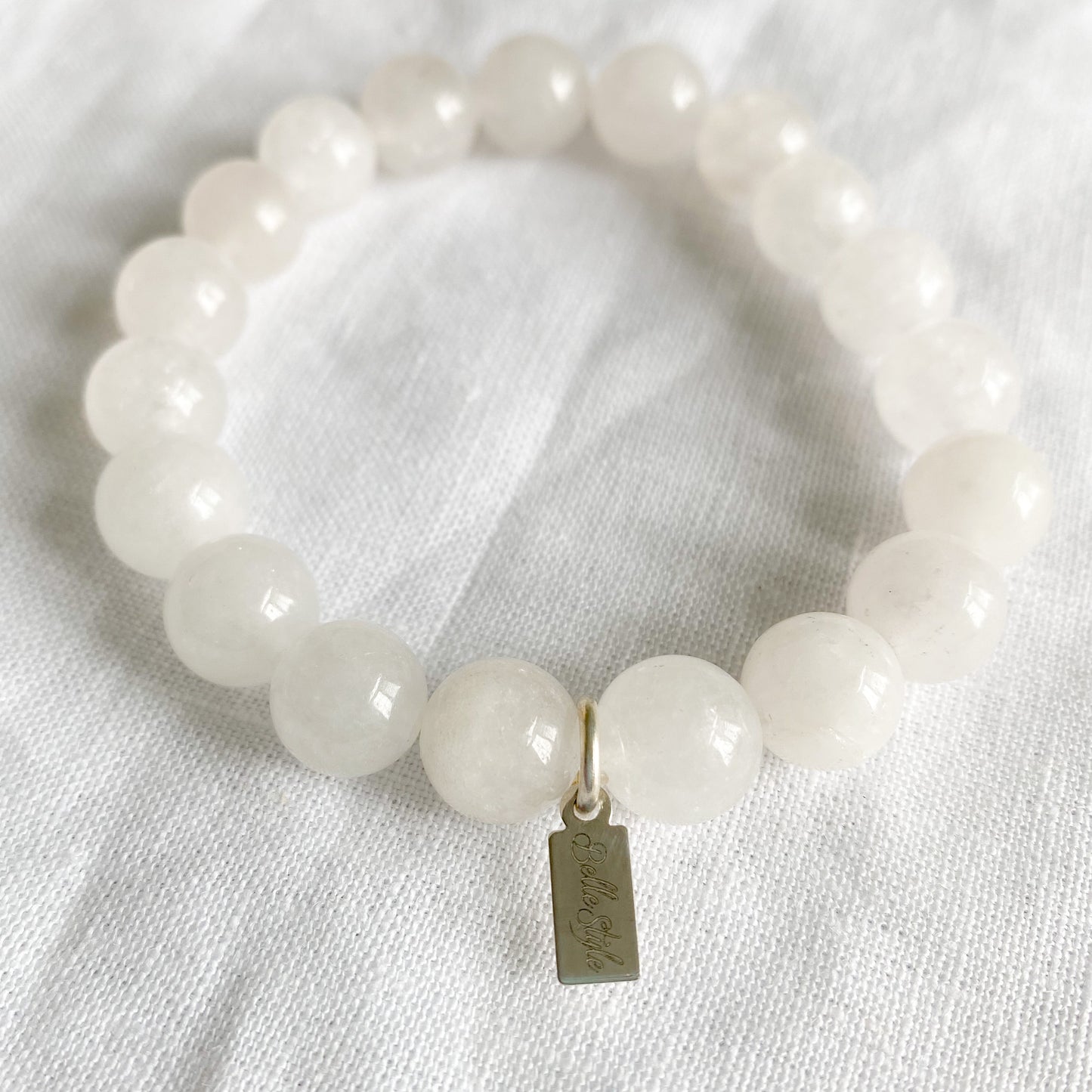 Crystal Quartz 10mm Bracelet - BelleStyle