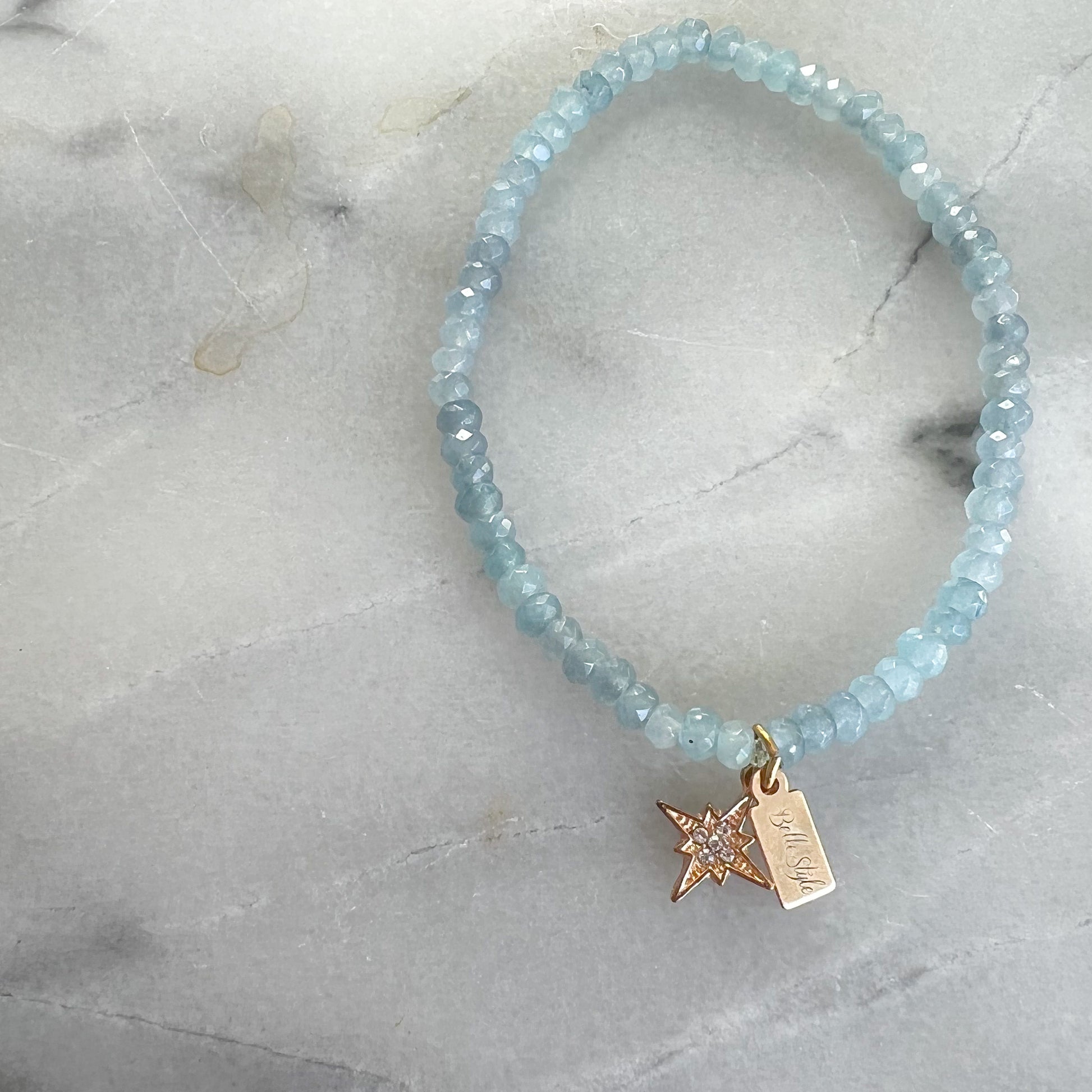 Sky Gold Charm Bracelet - Bellestyle