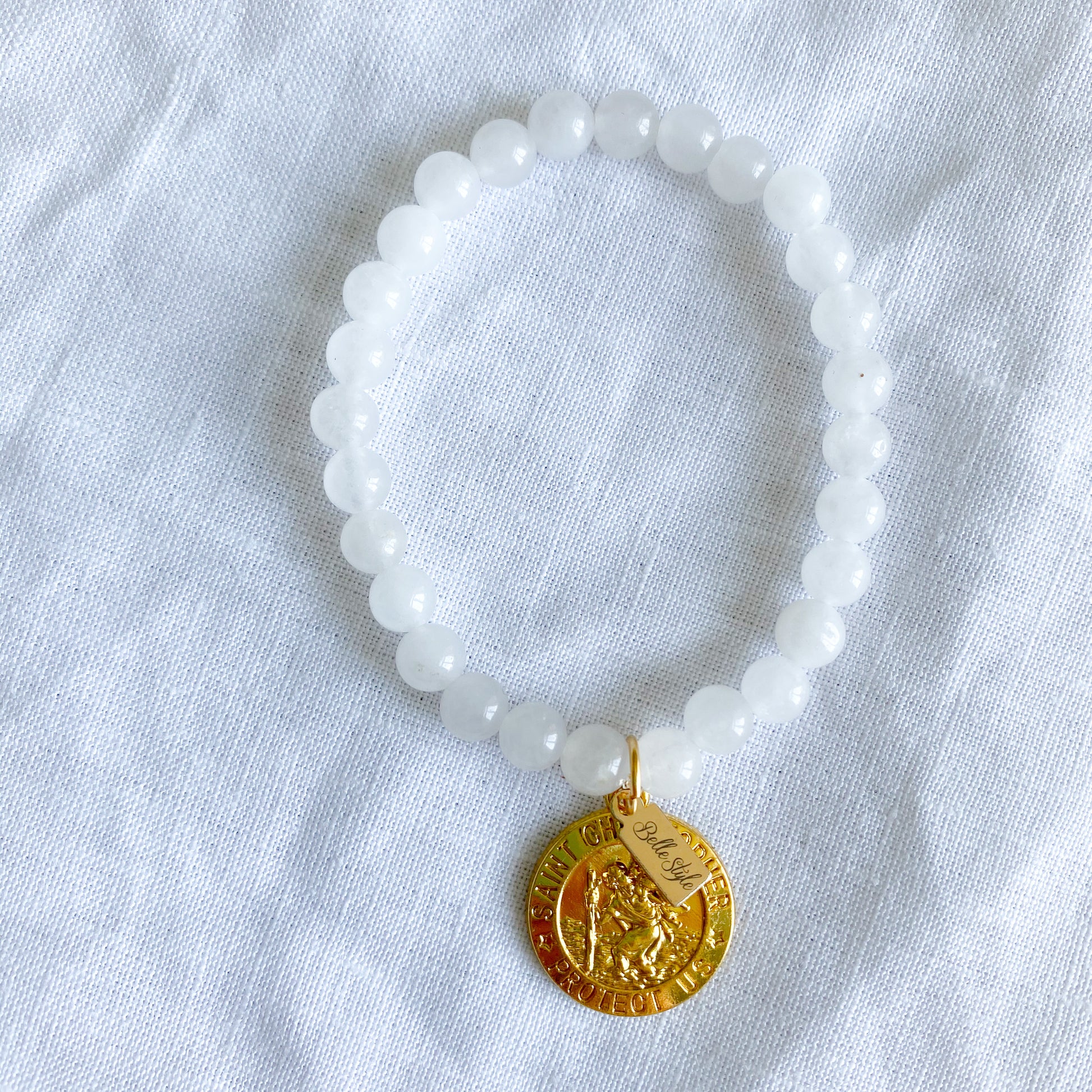 St. Christopher Protect Us Bracelet - BelleStyle
