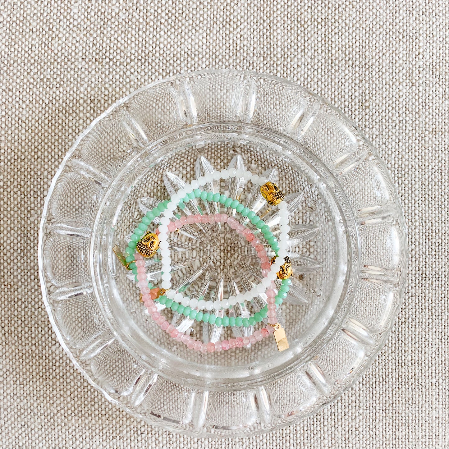 Palm Crystal Dish - BelleStyle