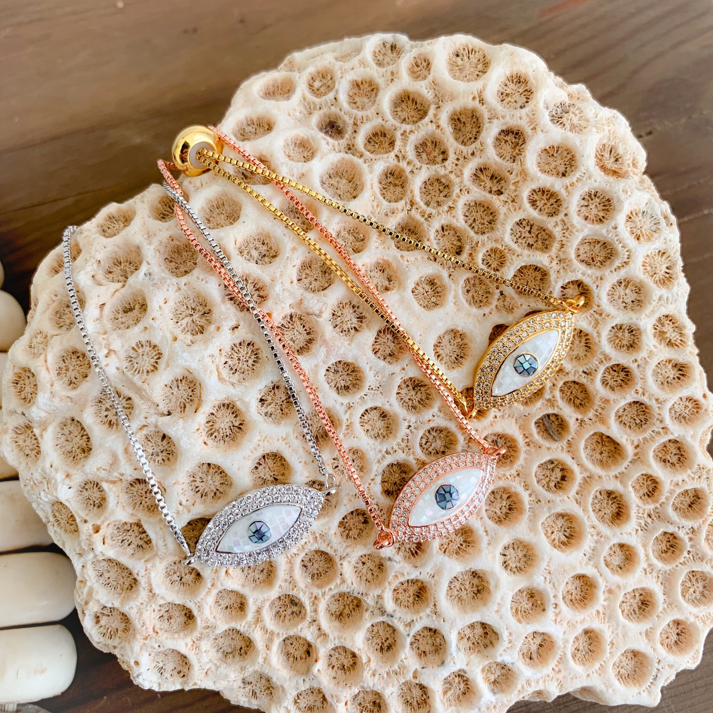 Opal Evil Eye Bracelet - BelleStyle