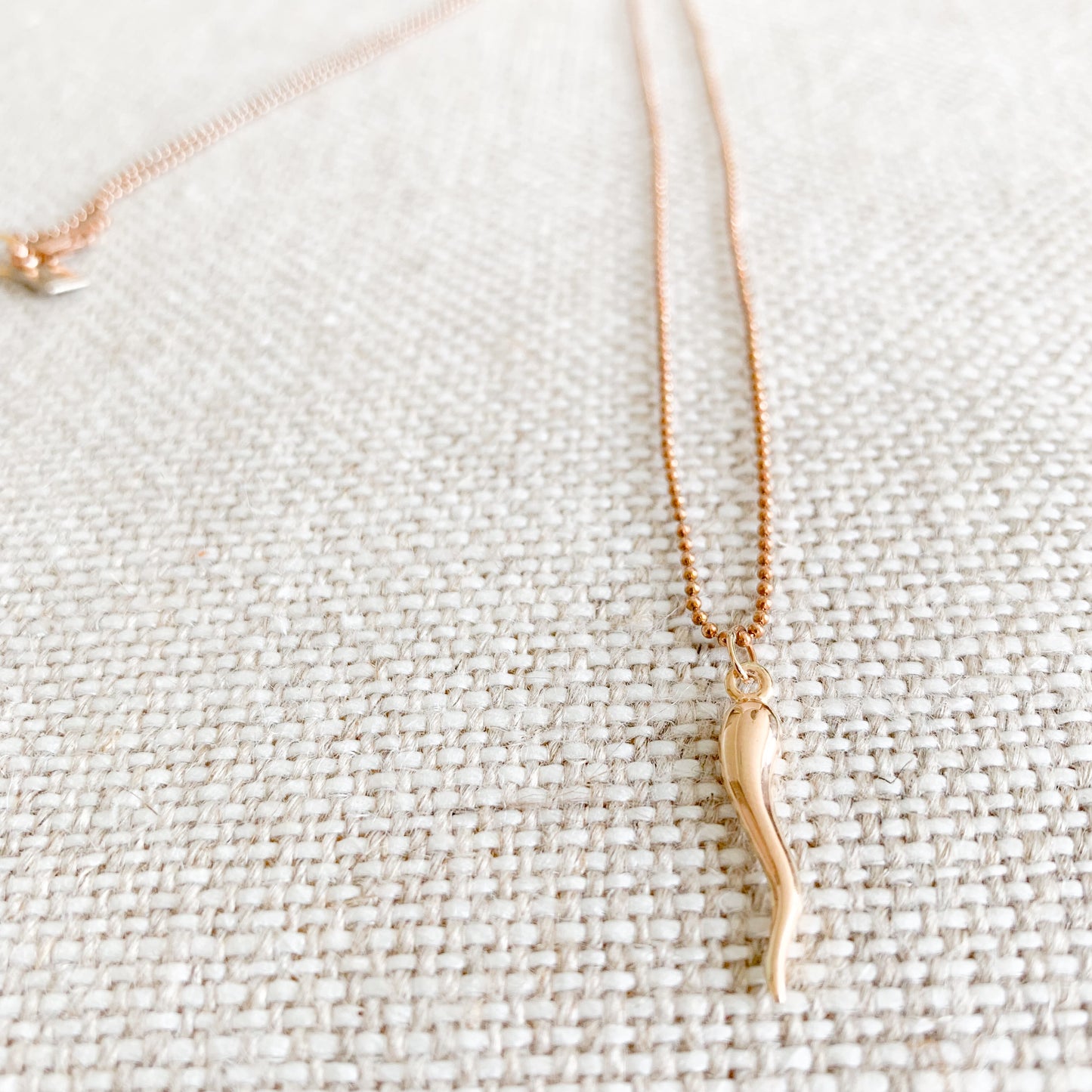 Italian Horn Necklace - BelleStyle