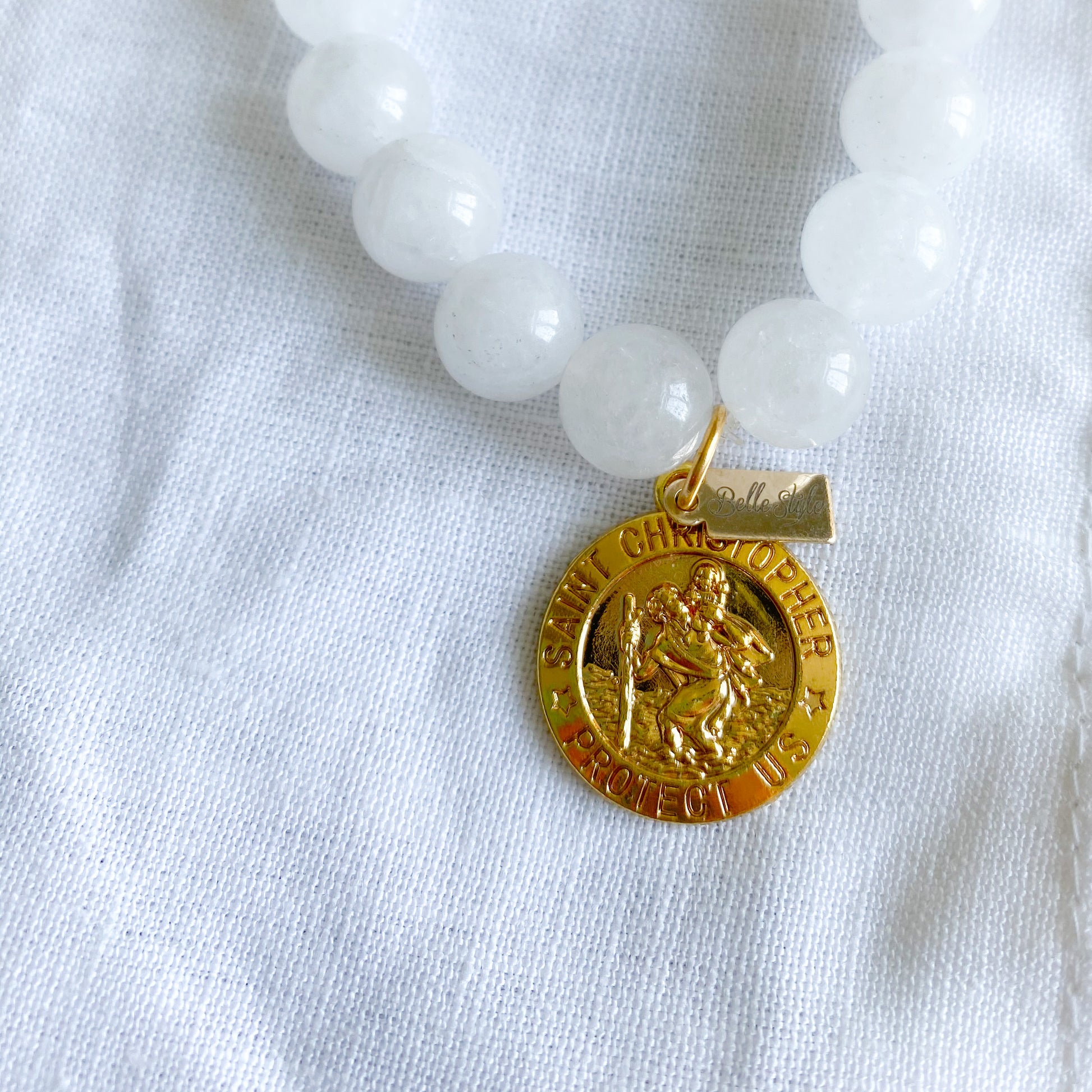St. Christopher Protect Us Bracelet - BelleStyle