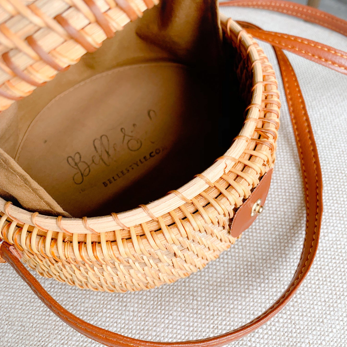 Capri Bali Bag in Natural - BelleStyle