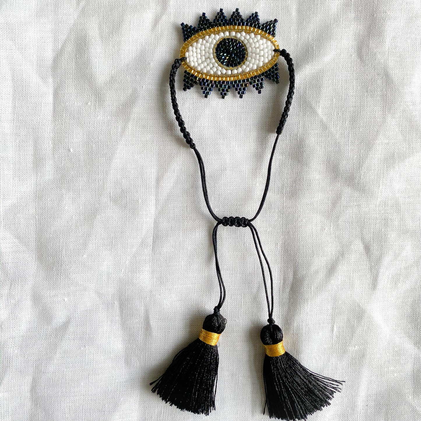 Brynn Beaded Evil Eye Bracelet - BelleStyle