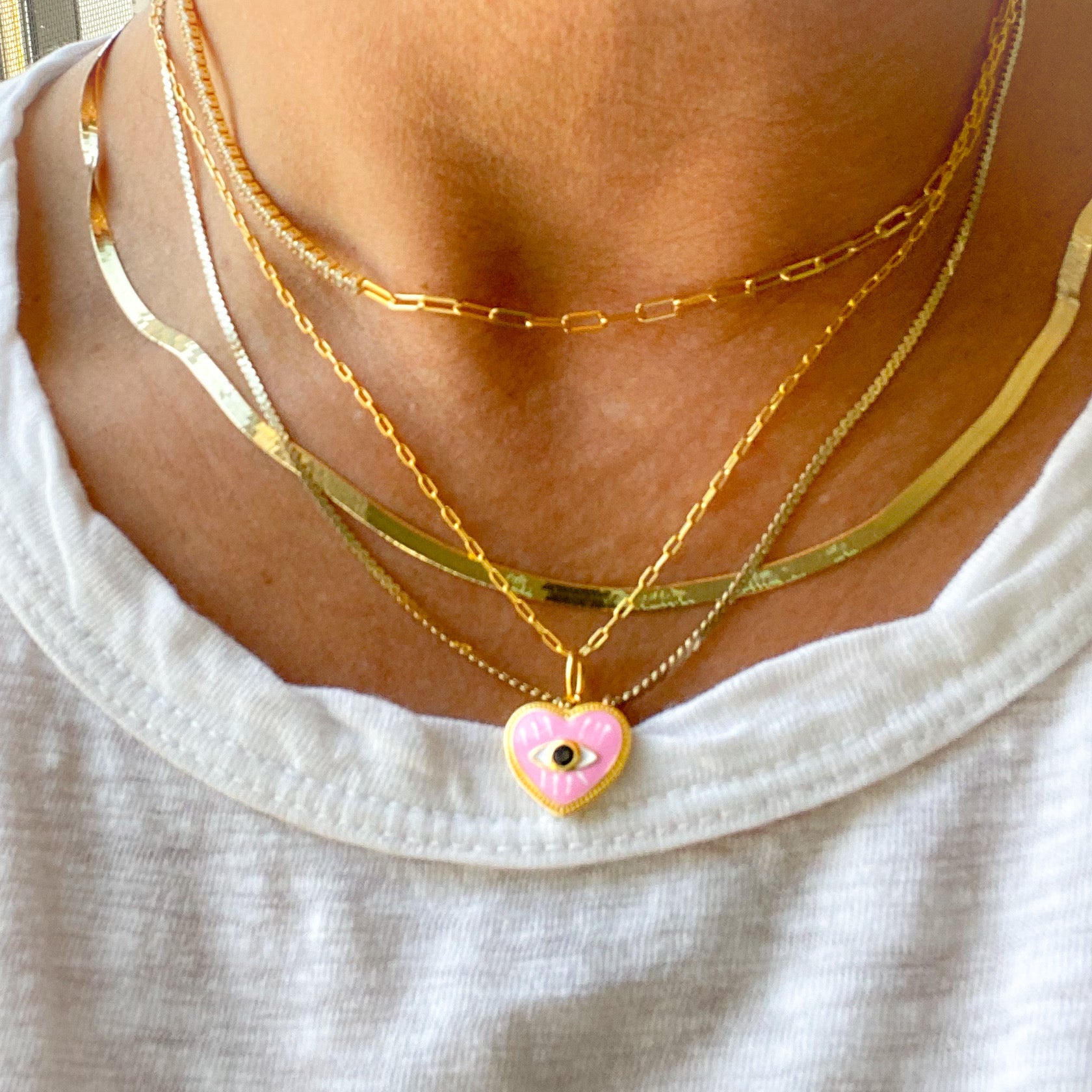 Perrier Rhinestone Necklace - BelleStyle