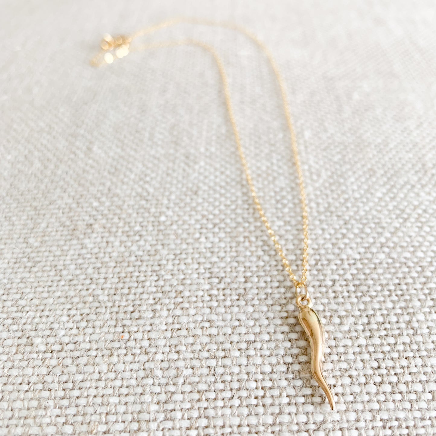 Italian Horn Necklace - BelleStyle