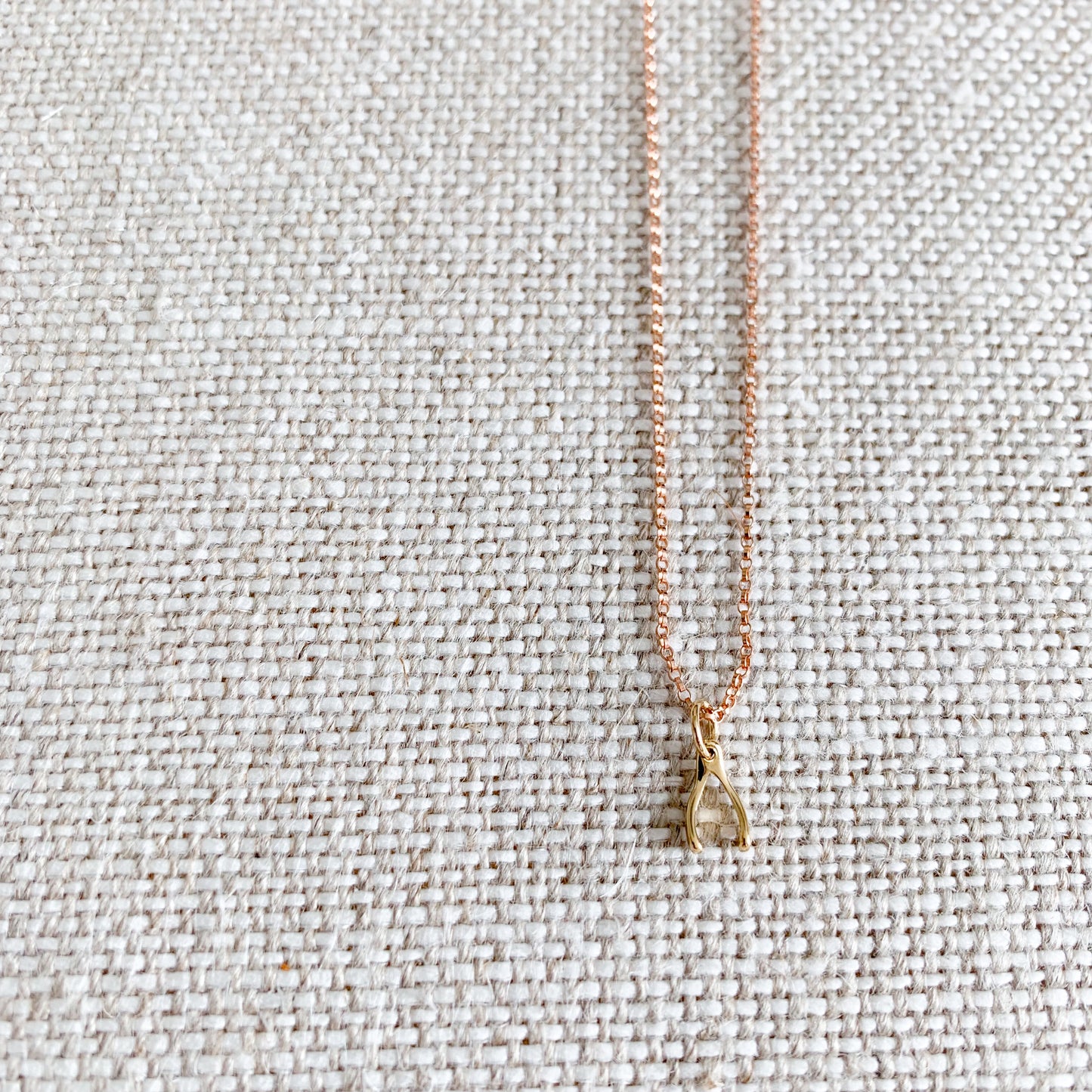 Wishbone Mini Necklace - BelleStyle