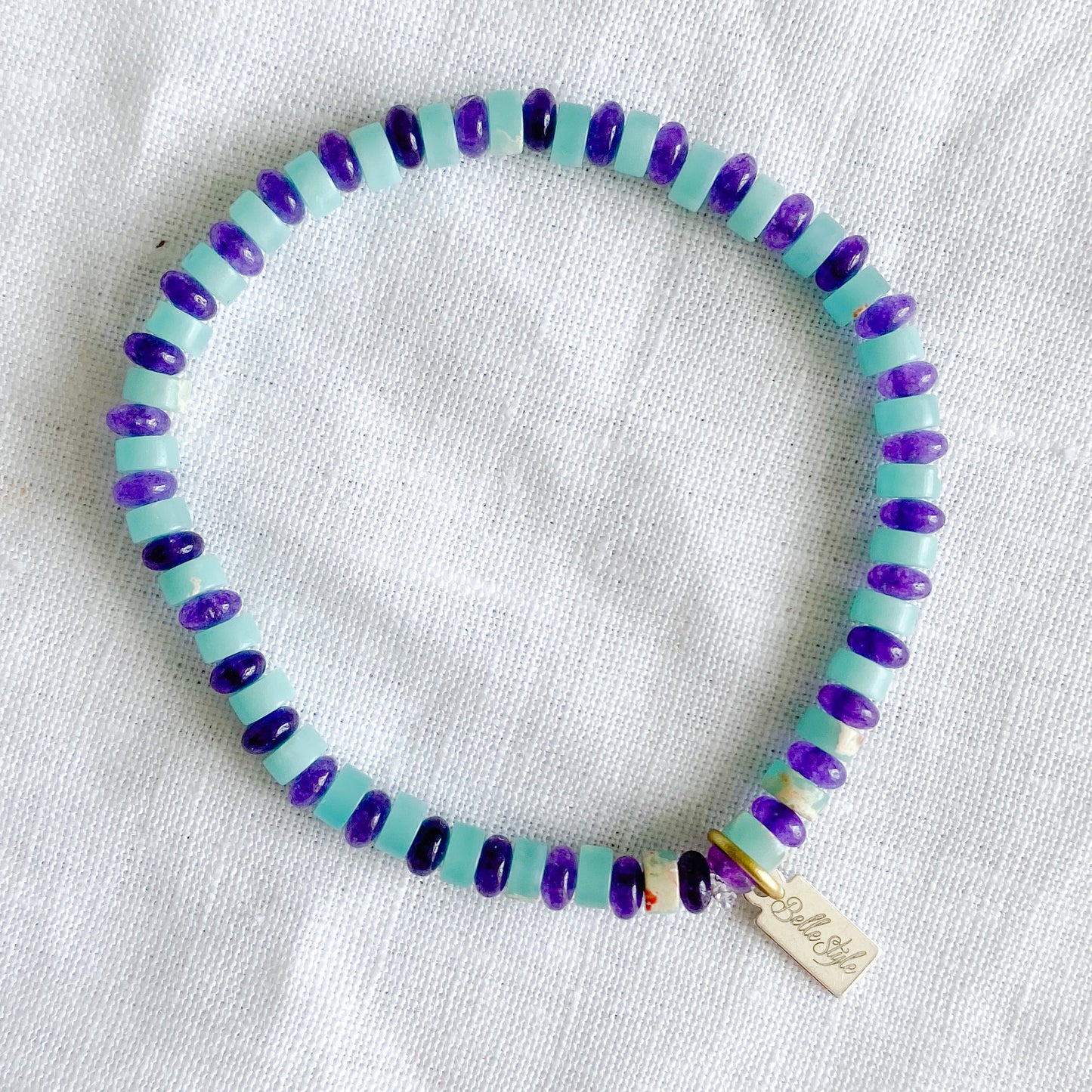 Amethyst Stripe Bracelet - BelleStyle