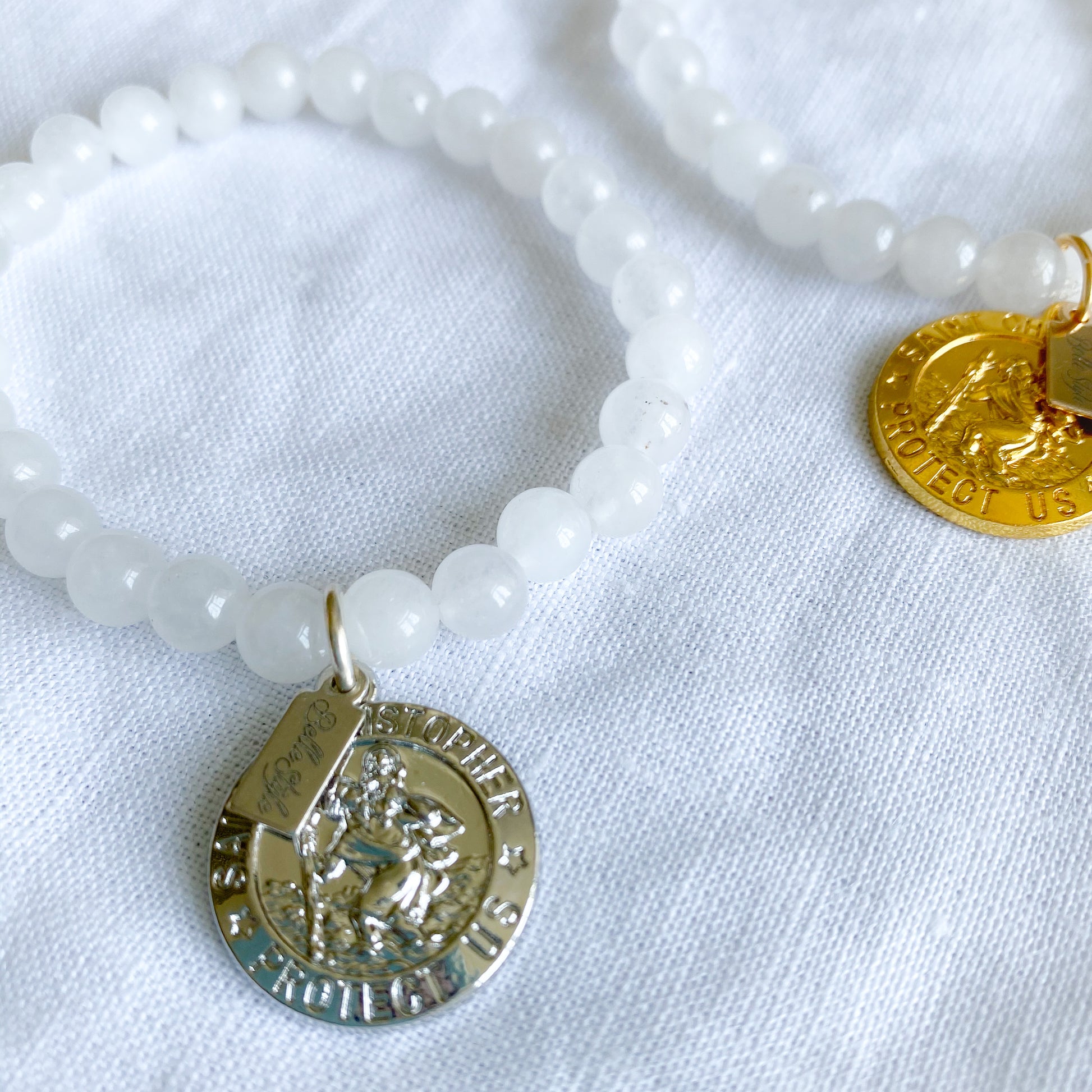 St. Christopher Protect Us Bracelet - BelleStyle