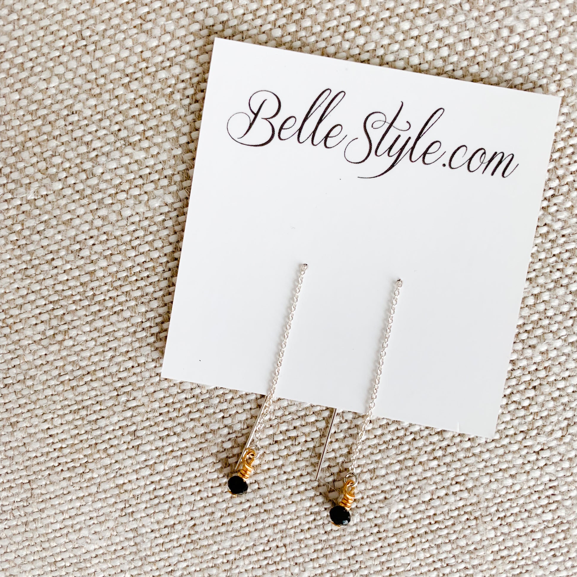 Crystal Threader Earrings - BelleStyle