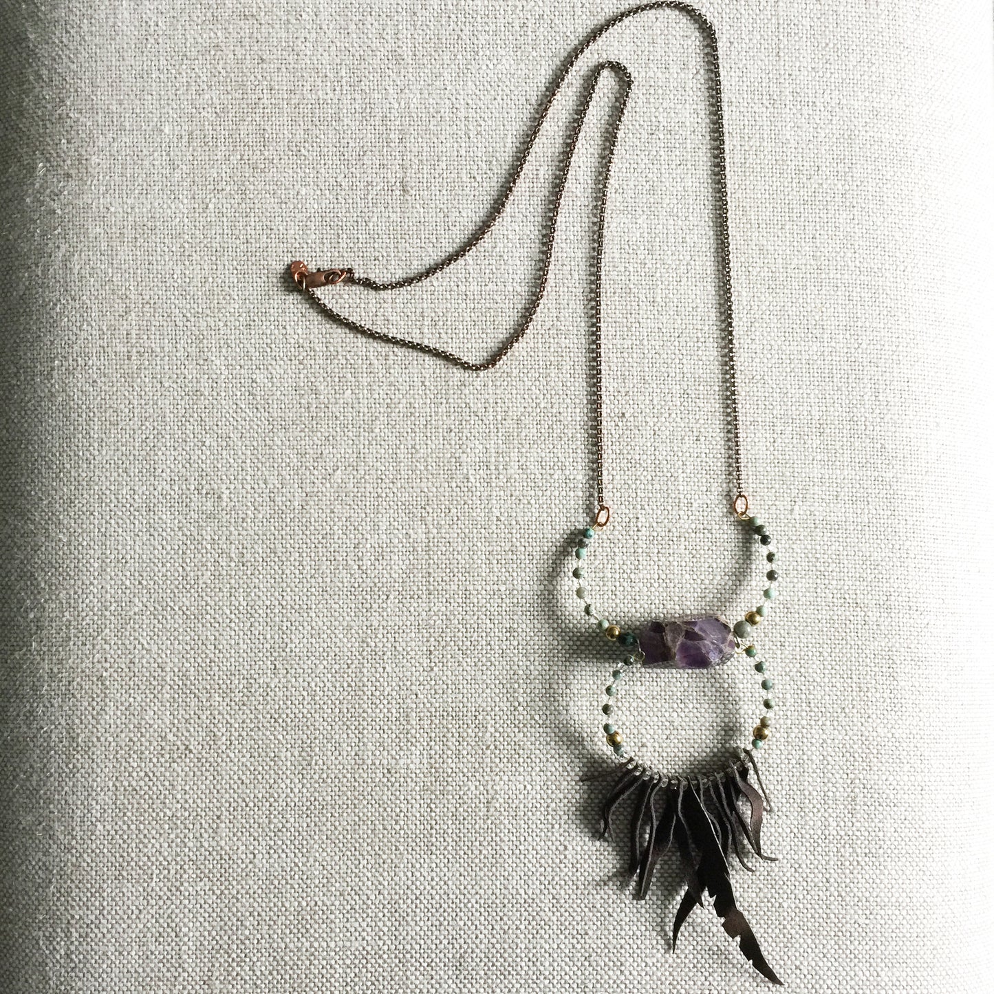 Futa Lux Amethyst Necklace - BelleStyle
