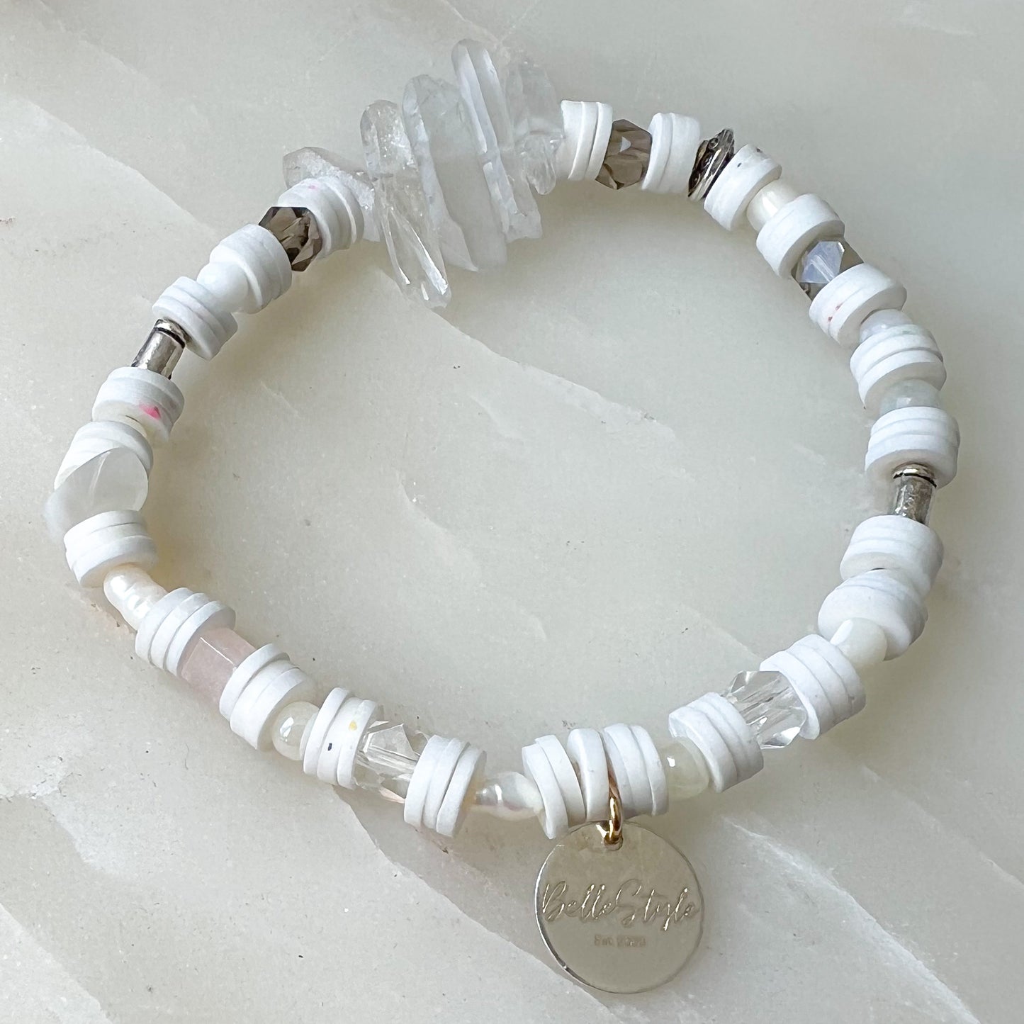 Crystal Quartz Friendship Bracelet - BelleStyle