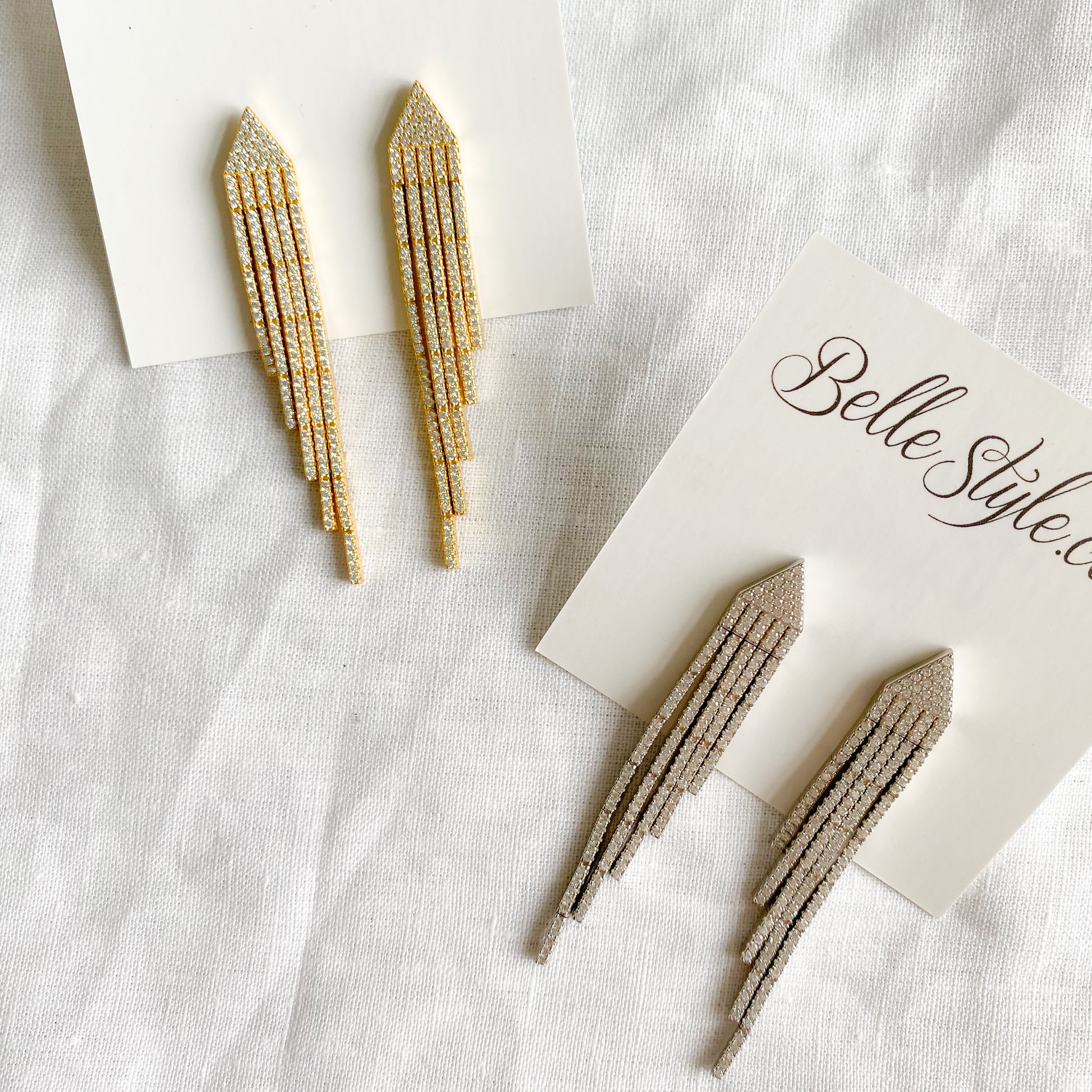 Monroe Crystal Earrings - BelleStyle
