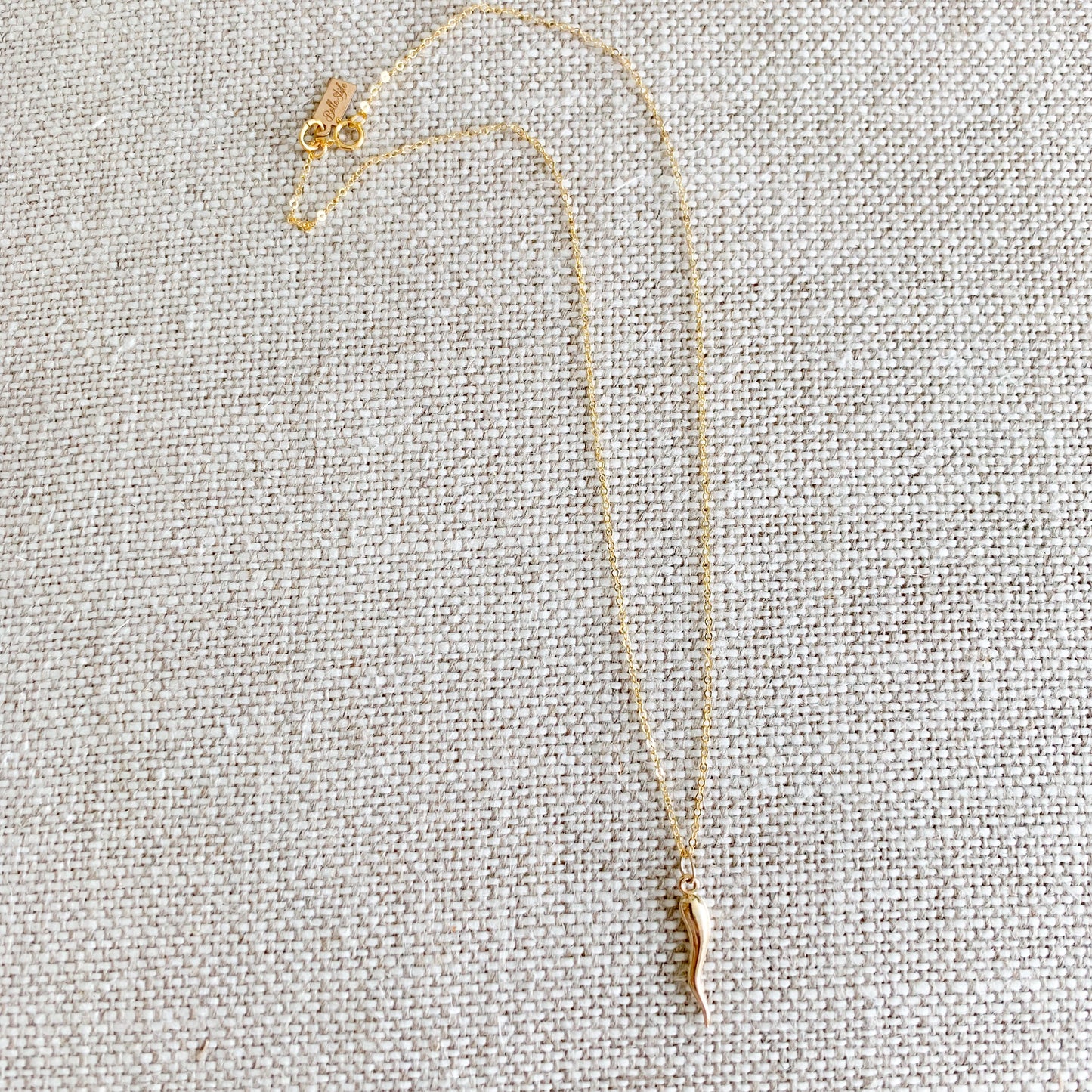 Italian Horn Necklace - BelleStyle