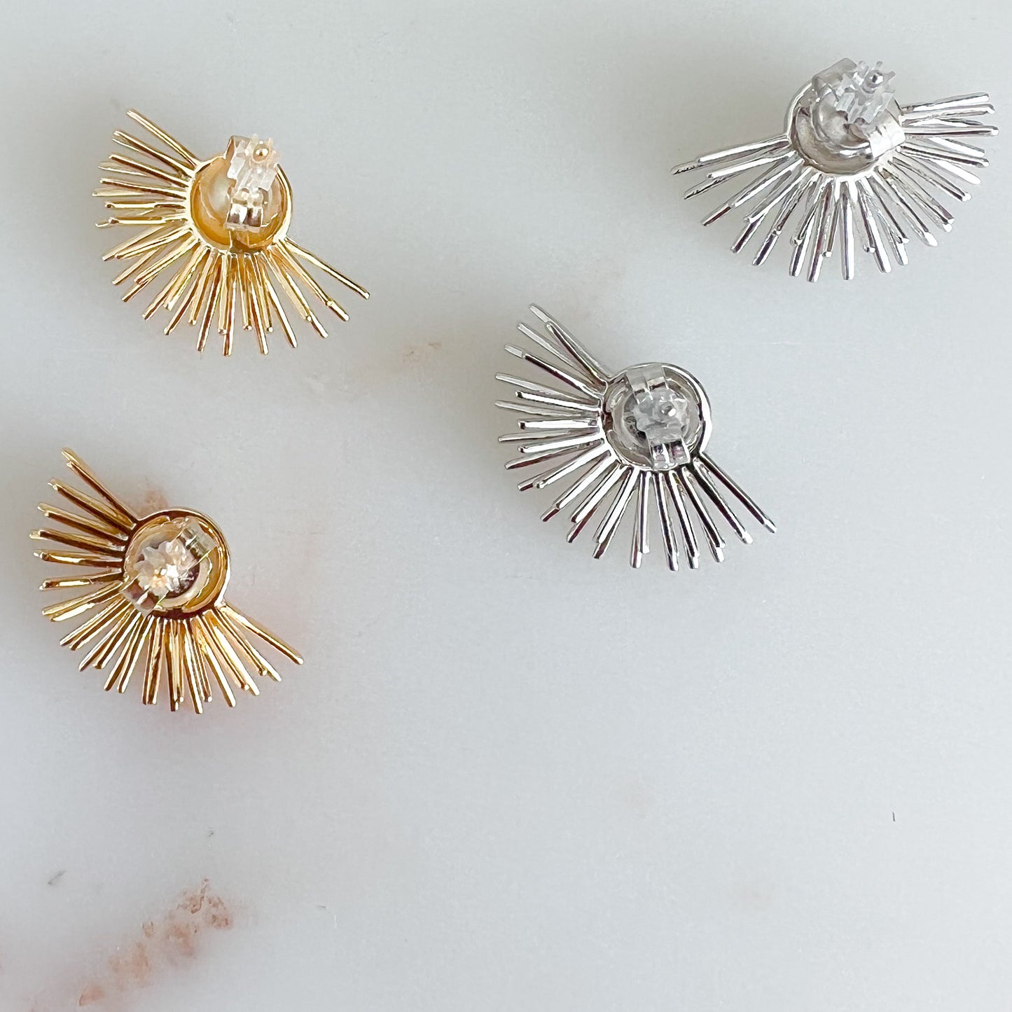 Golden Hour 925 Post Earrings - BelleStyle