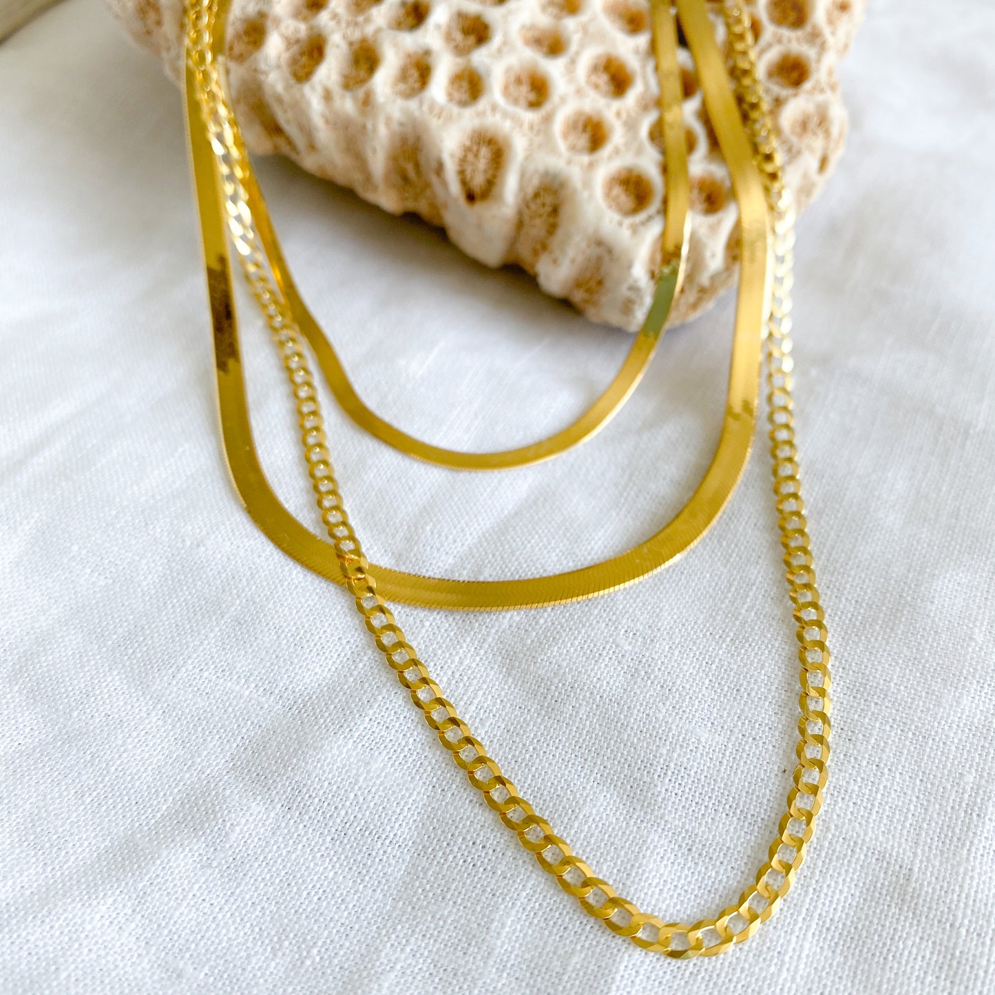 Tommy 14K Gold Chain Necklace - BelleStyle