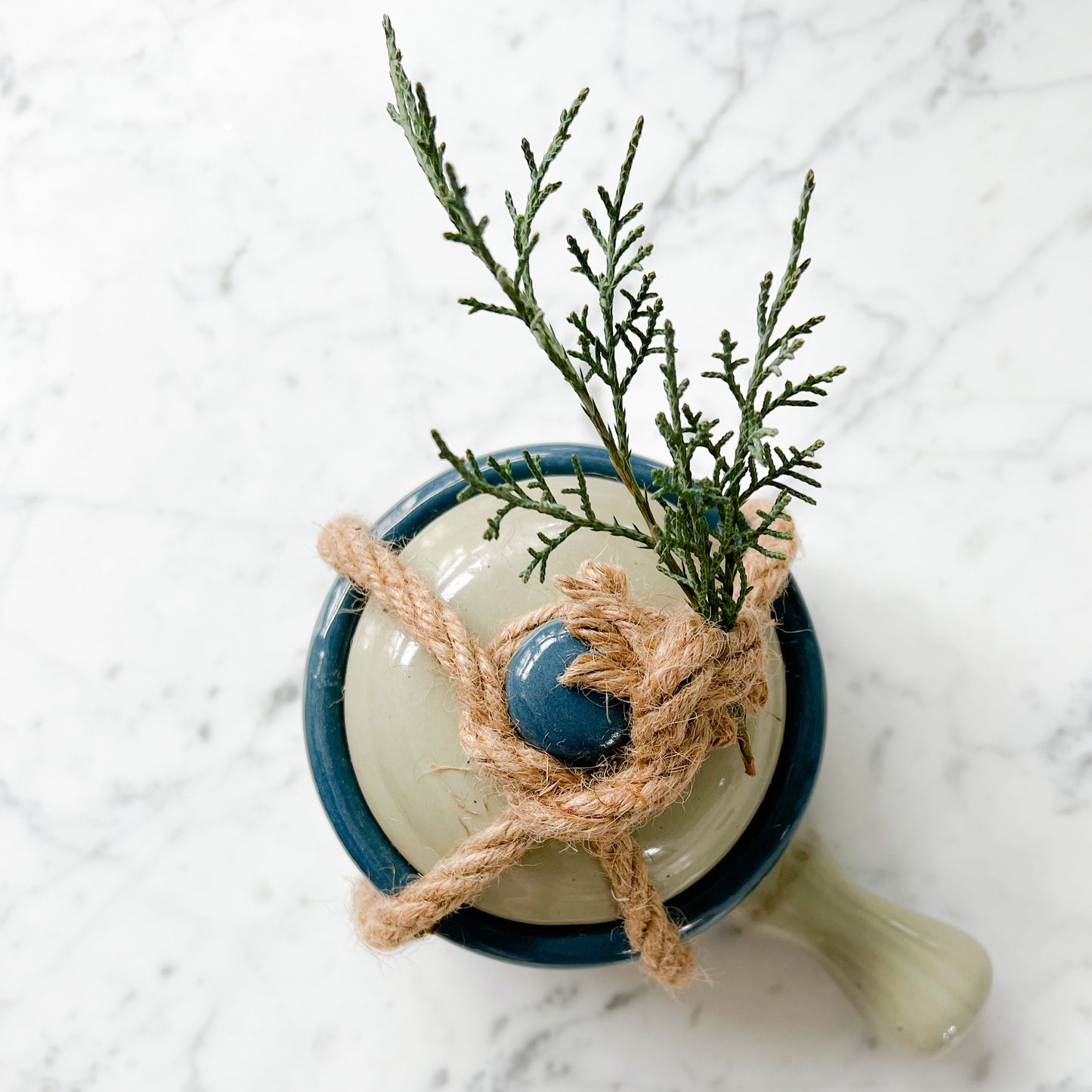 Blueprint Soup Crock Dish with Lid - Bellestyle