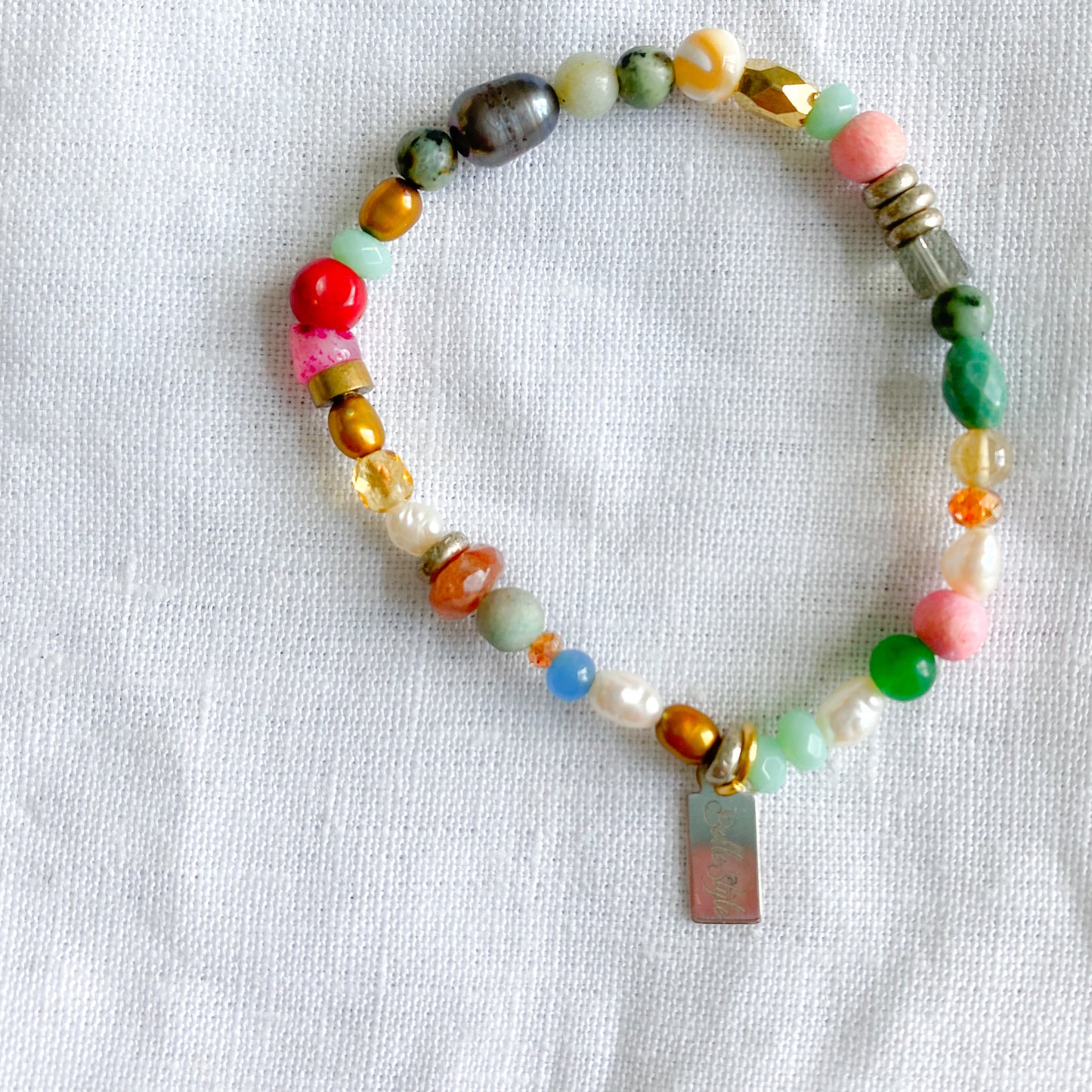 Freshwater Pearl Bracelet Little Girl - BelleStyle