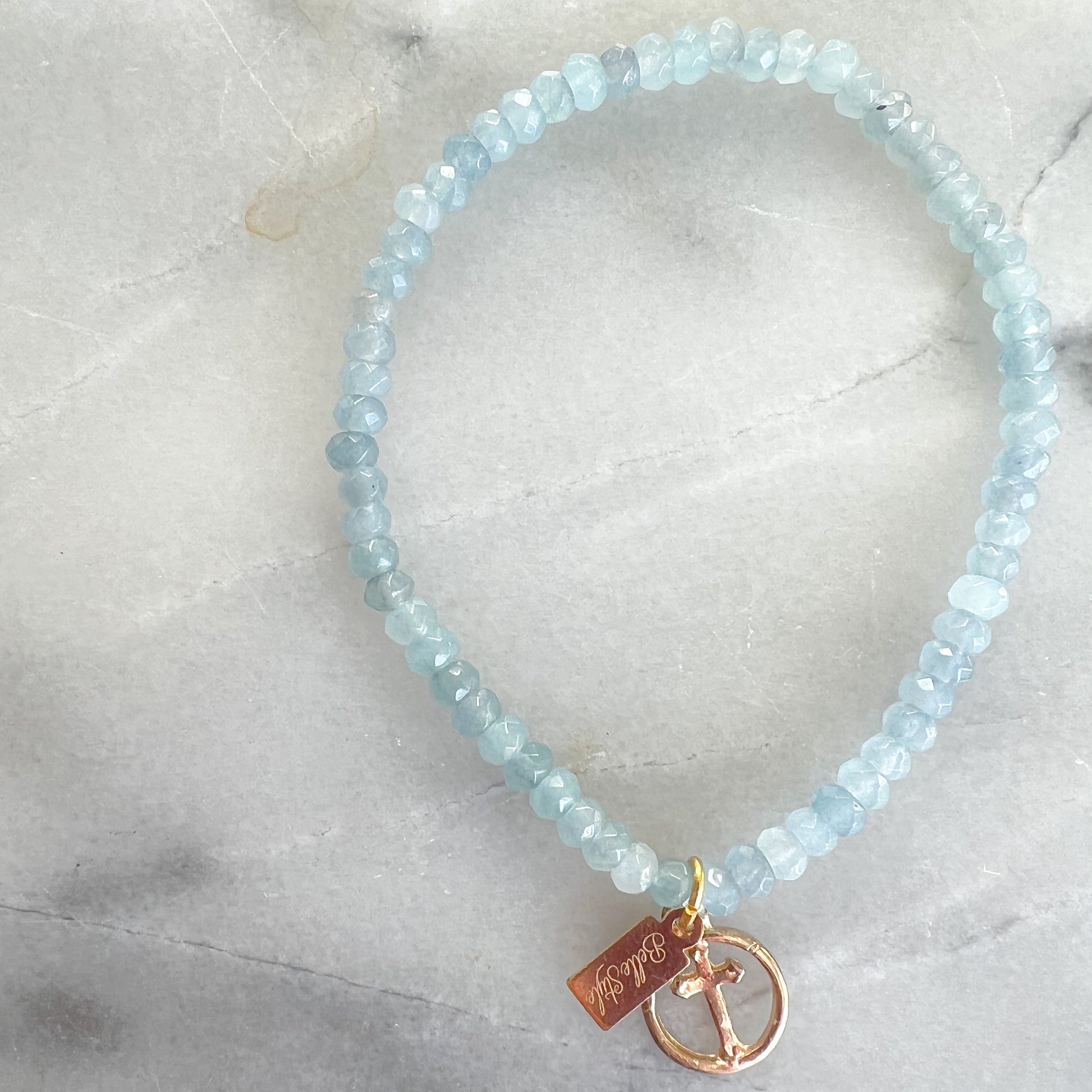 Sky Gold Charm Bracelet - Bellestyle