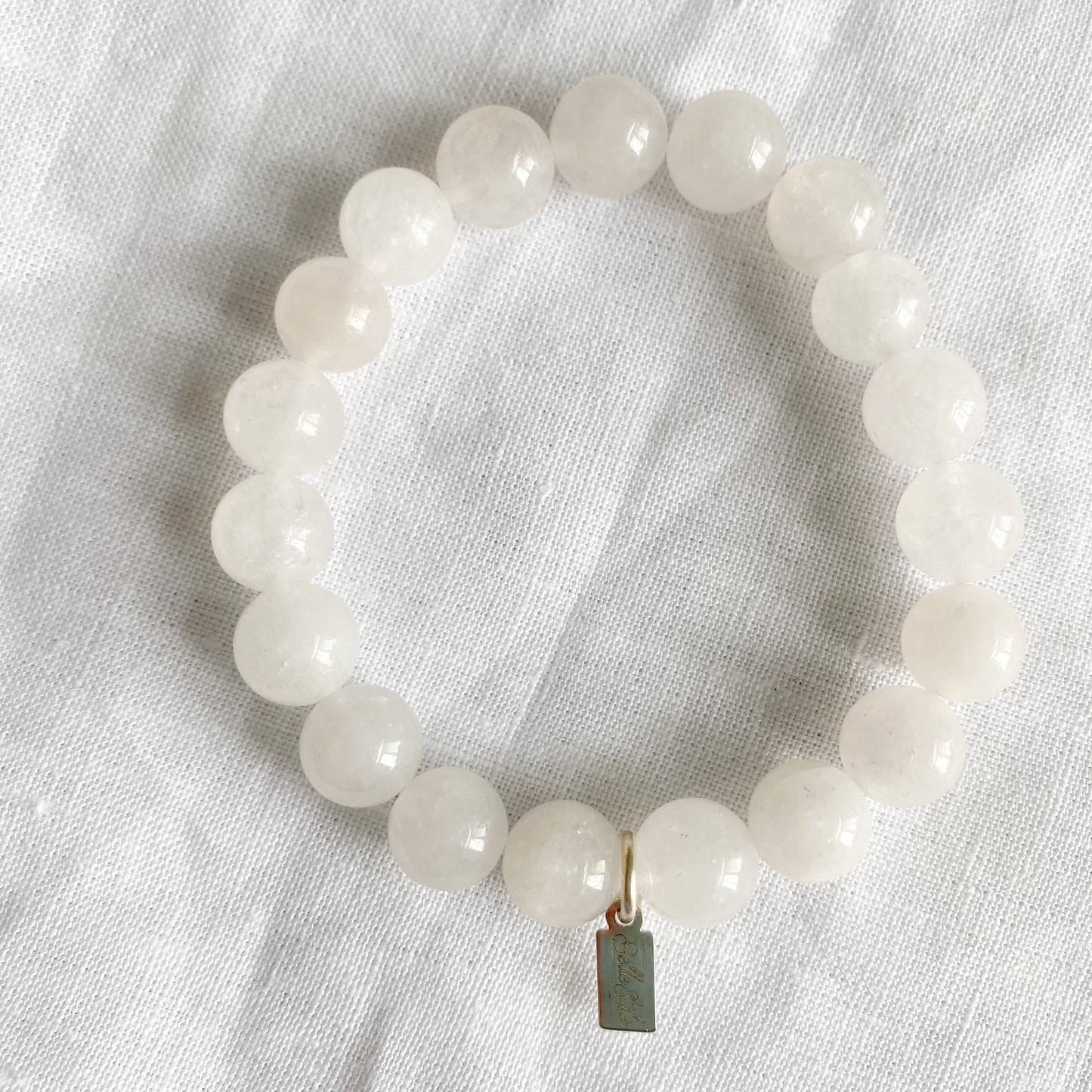 Crystal Quartz 10mm Bracelet - BelleStyle