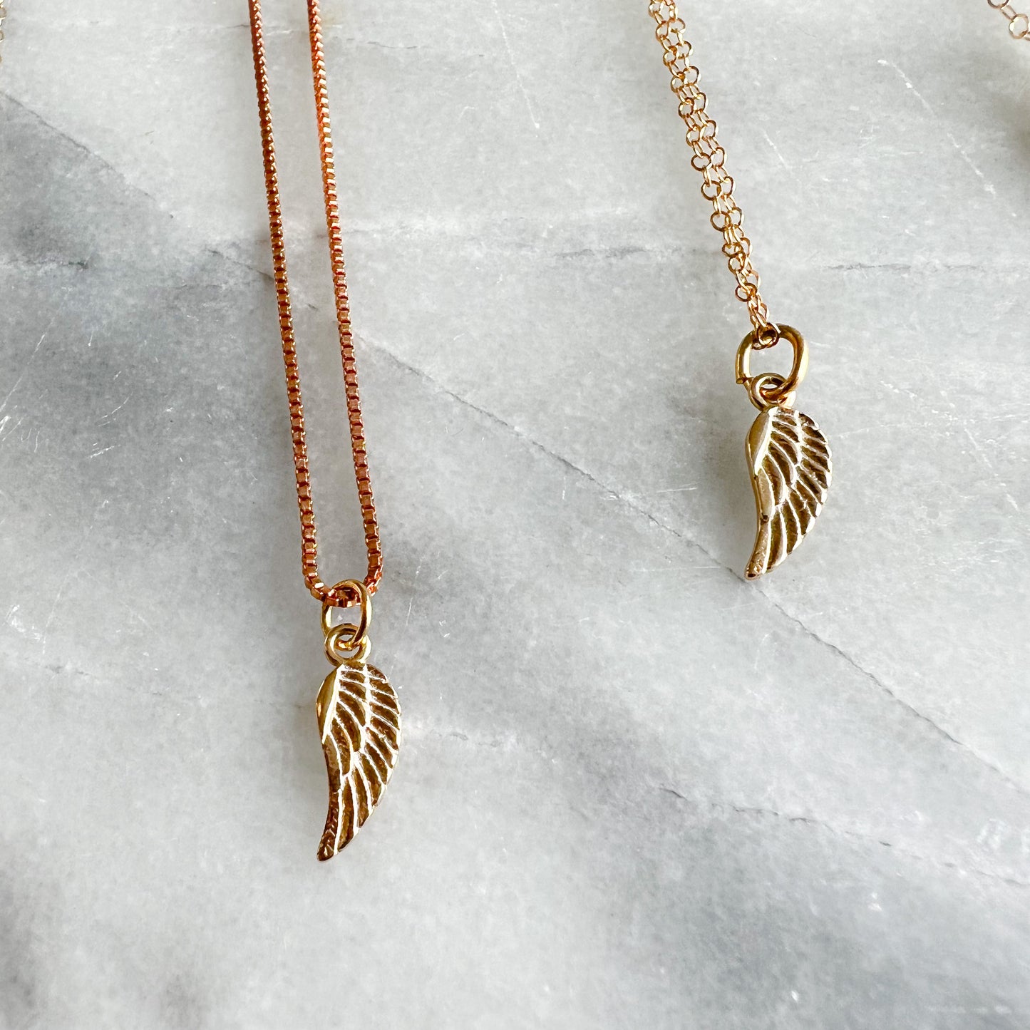 Angelwing 14K Necklace - Bellestyle