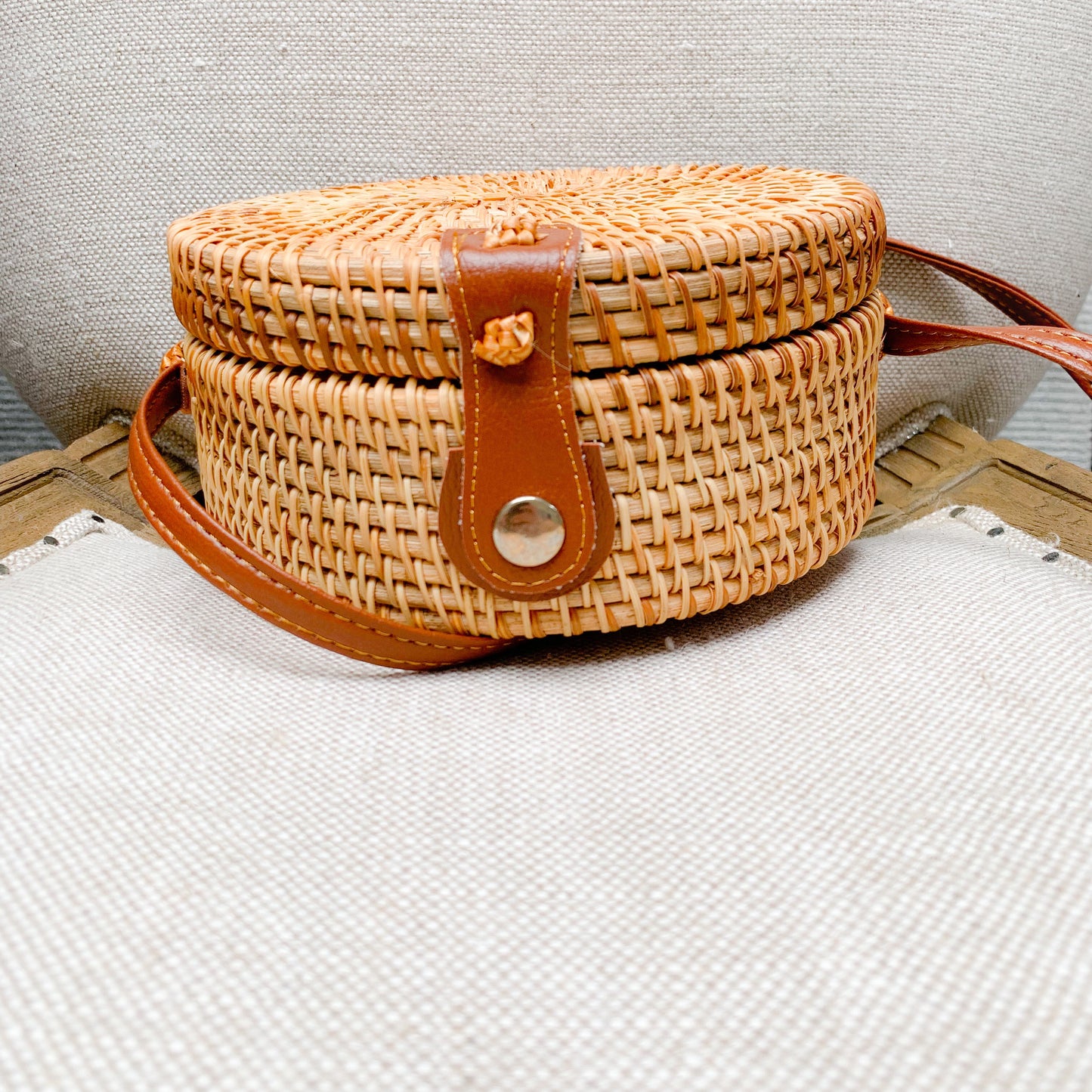 Capri Bali Bag in Natural - BelleStyle