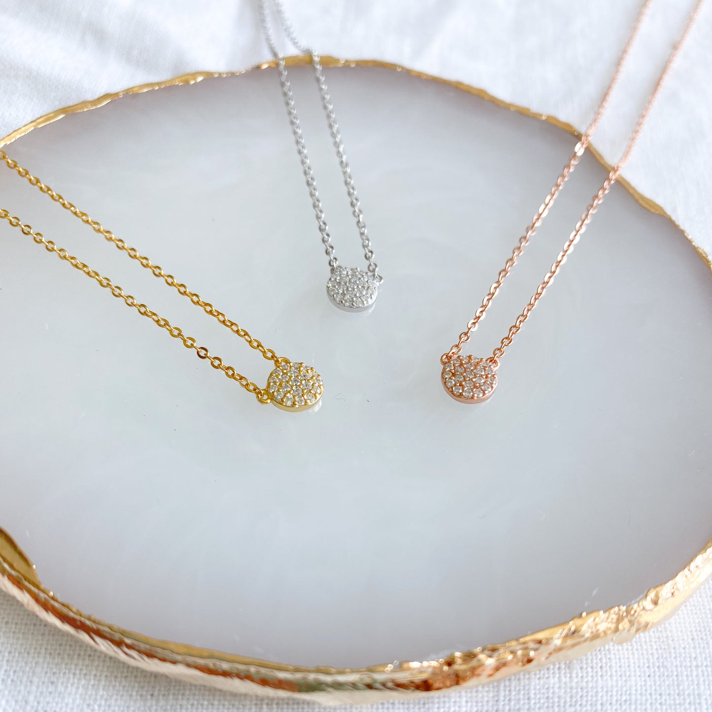 Mini One World Necklace - BelleStyle