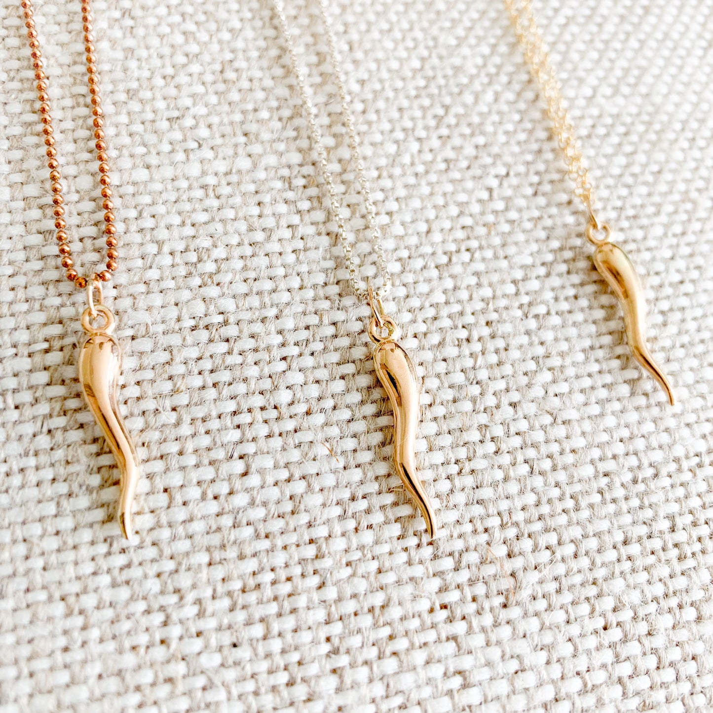 Italian Horn Necklace - BelleStyle