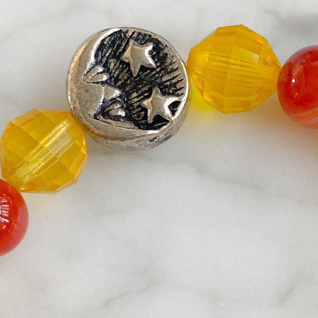 Sun Moon Agate Bracelet - BelleStyle