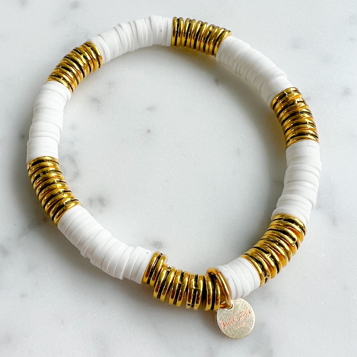 Yin Yang Black White Friendship Bracelet - Bellestyle