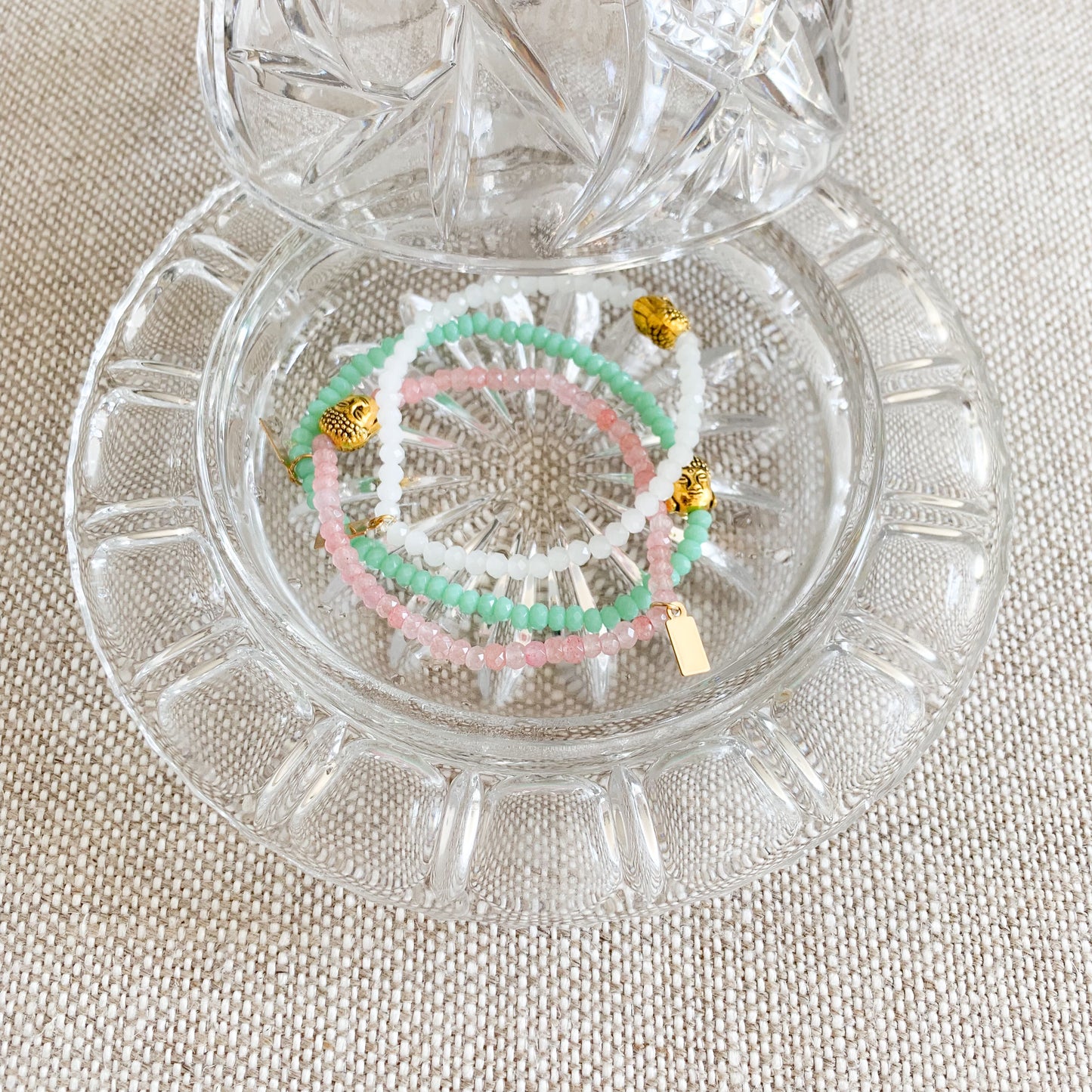 Palm Crystal Dish - BelleStyle