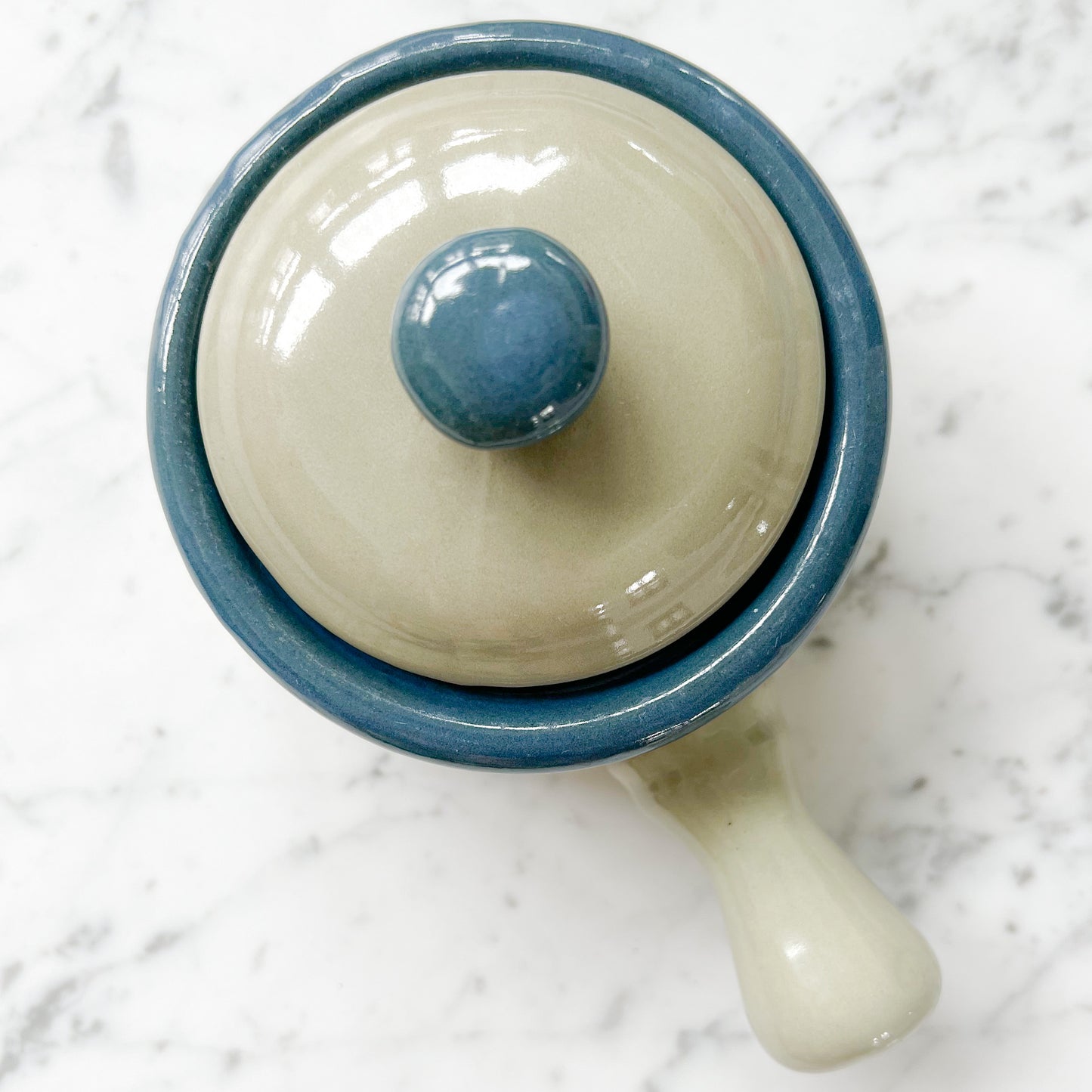 Blueprint Soup Crock Dish with Lid - Bellestyle