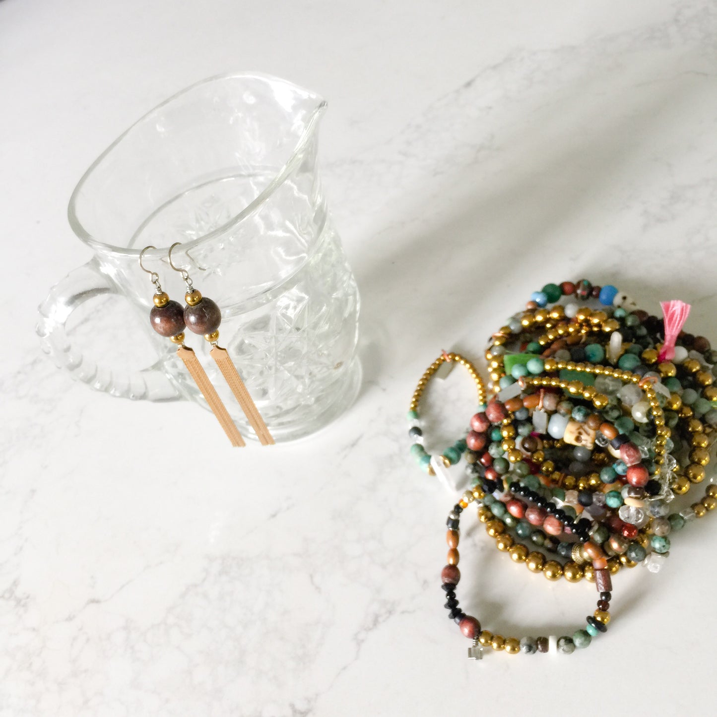 Crystal Jewelry Pitcher - BelleStyle