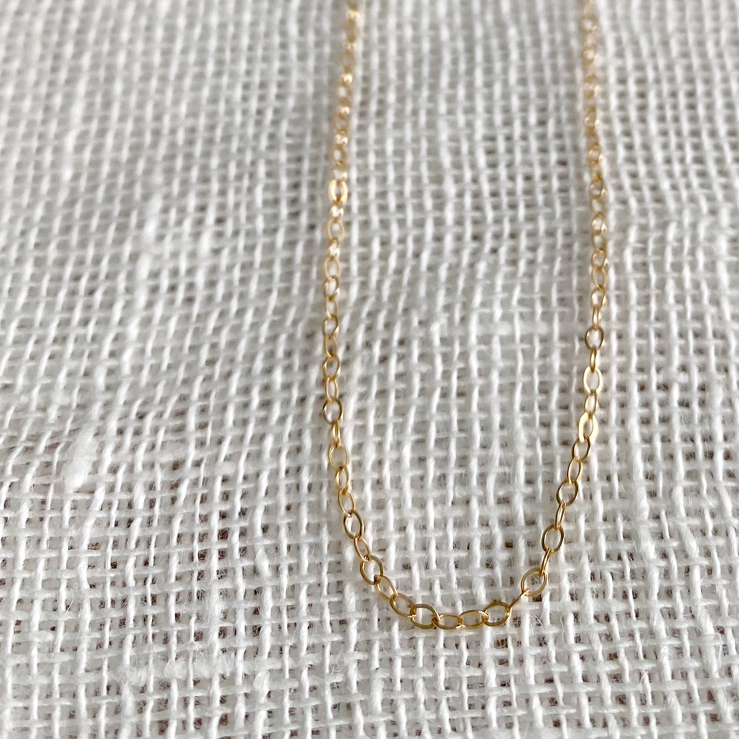 Just the Chain Gold rose Gold oval necklace - Bellestyle