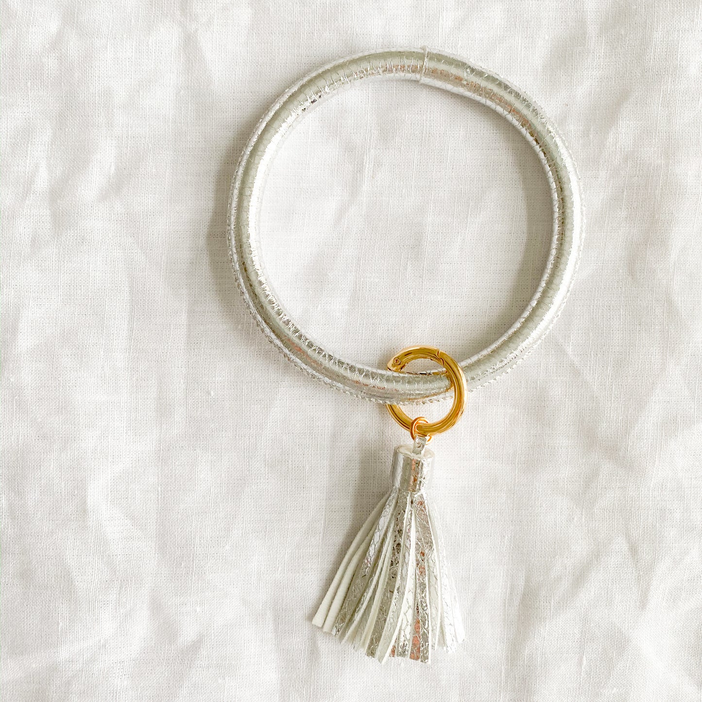 Vegan Tassel Keychain Bracelet - BelleStyle