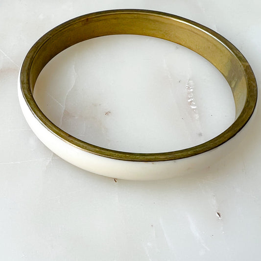 Bone and Brass Vintage Sustainable Bracelet - BelleStyle