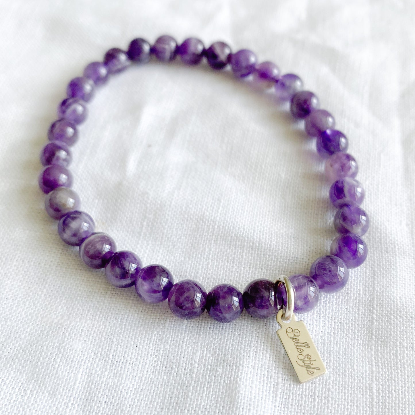 Amethyst Round Bracelet - BelleStyle