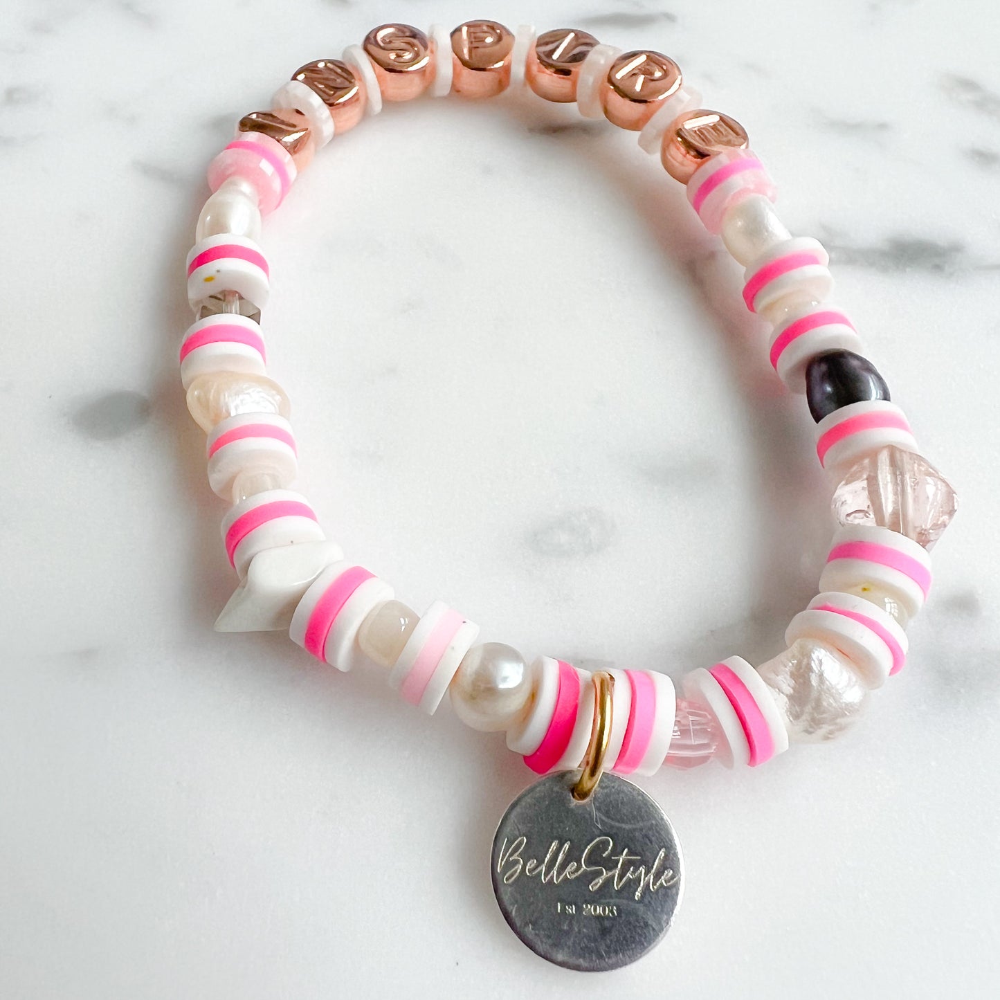 INSPIRE Rose Gold Friendship Bracelet - BelleStyle