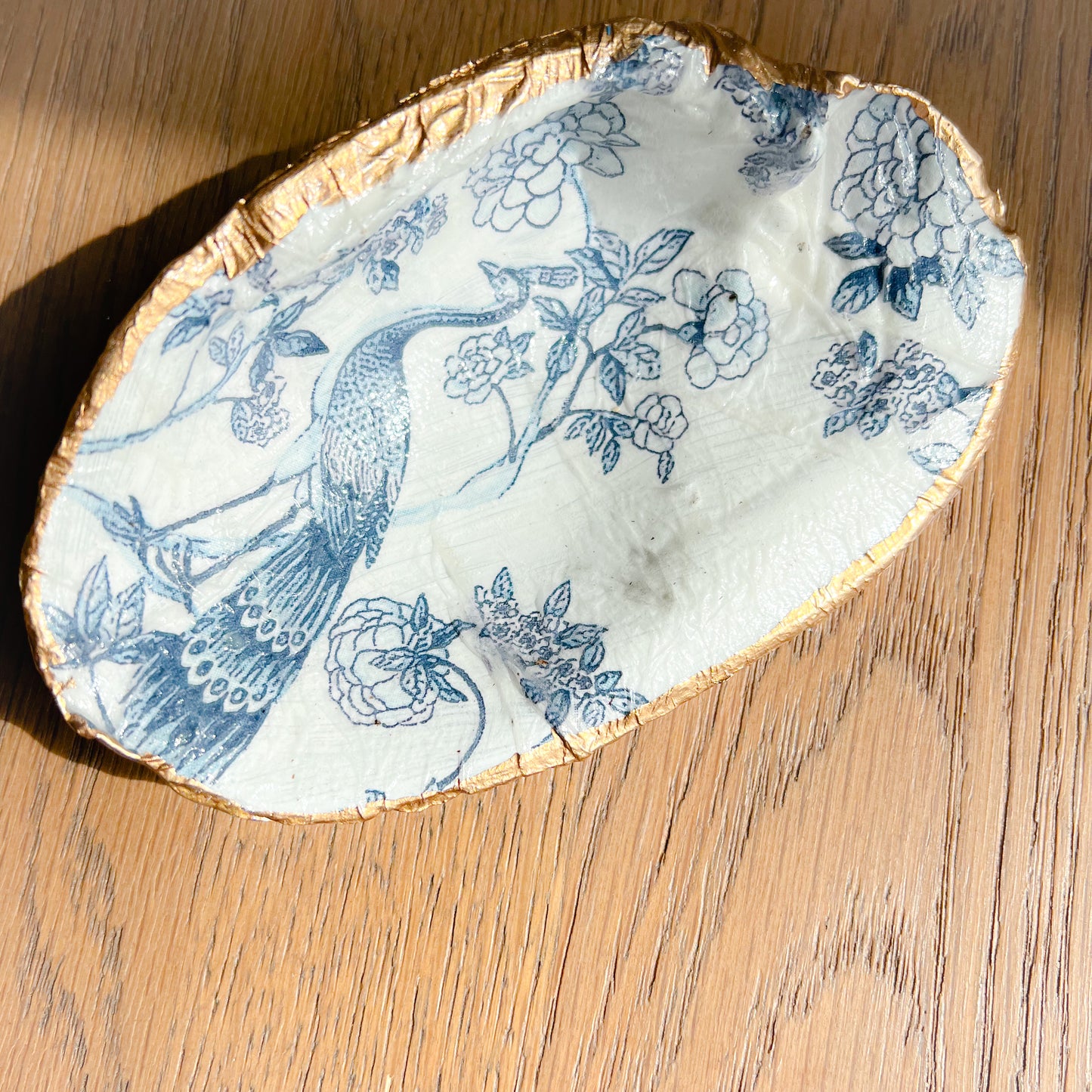 Birds of Paradise Sustainable Midwest Shell Jewelry Dish