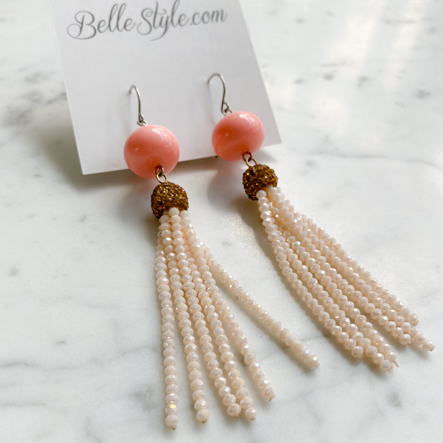 Sustainable Blessed Tassel Earrings - Bellestyle