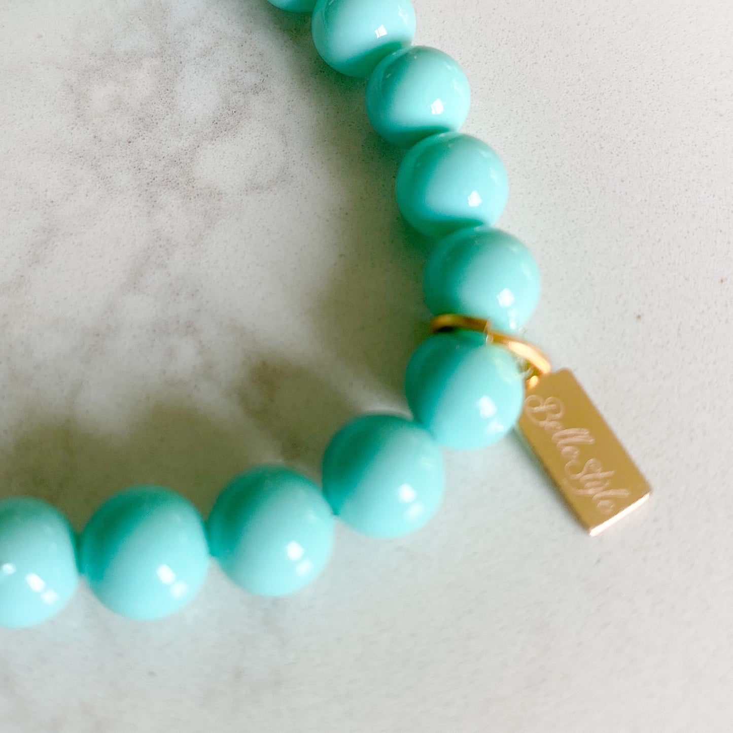 Palm Springs Bracelet - BelleStyle turquoise druzy quartz freshwater pearl